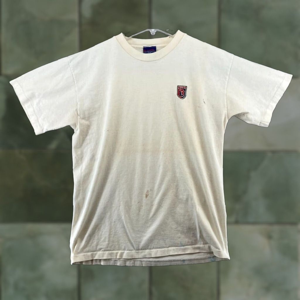 Vintage VINTAGE B.U.M. Equipment T-Shirt Large White USA 90s Mens Size US L / EU 52-54 / 3 - 1 Thumbnail