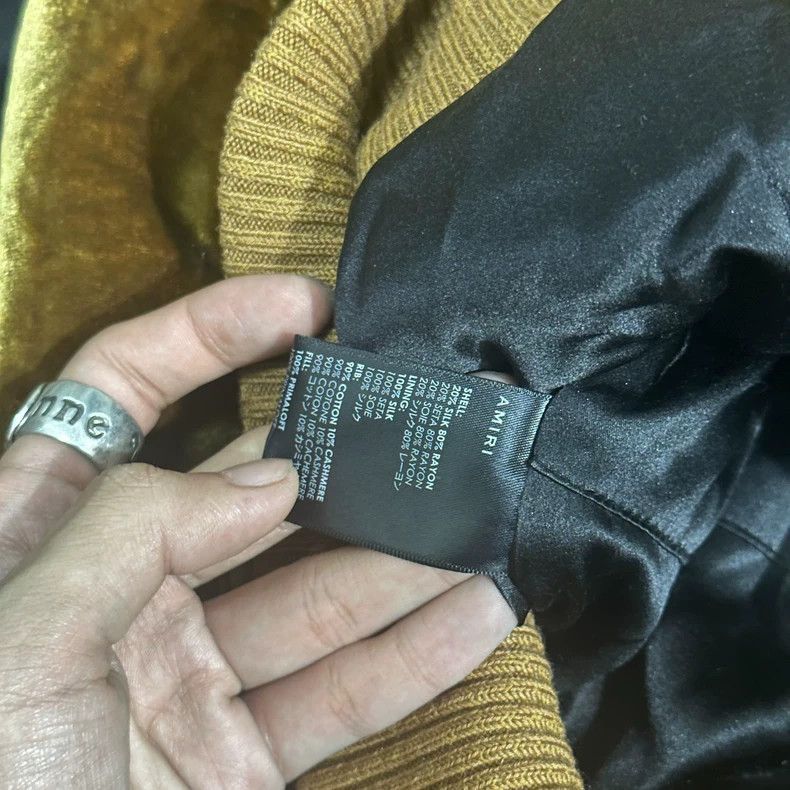 Amiri Amiri Silk Velvet Bomber Jacket S-2506 Size US S / EU 44-46 / 1 - 5 Thumbnail