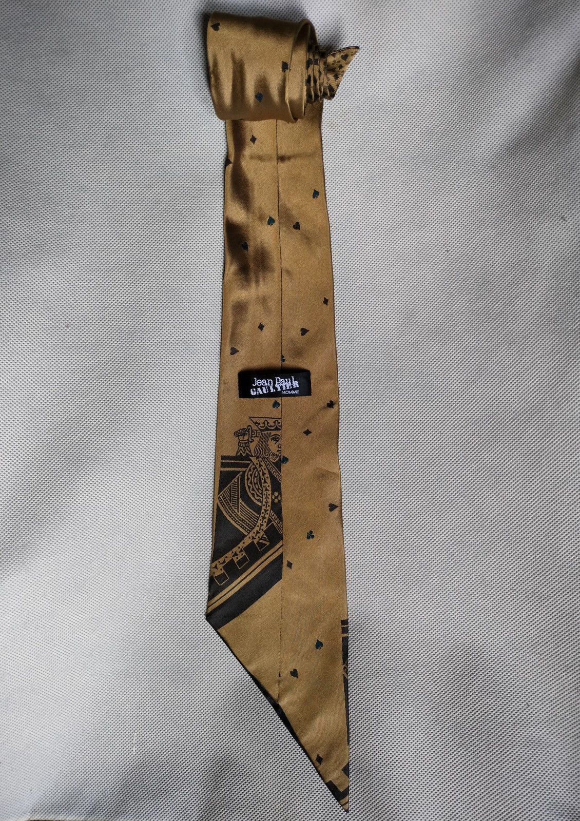 Art Comes First ‘King of hearts’ overprint silk tie Size ONE SIZE - 2 Thumbnail