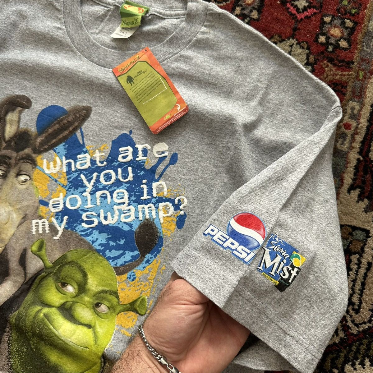 Vintage Shrek 2 Pepsi Promo Tee XL Deadstock DreamWorks Vintage 2004 Size US XL / EU 56 / 4 - 5 Thumbnail