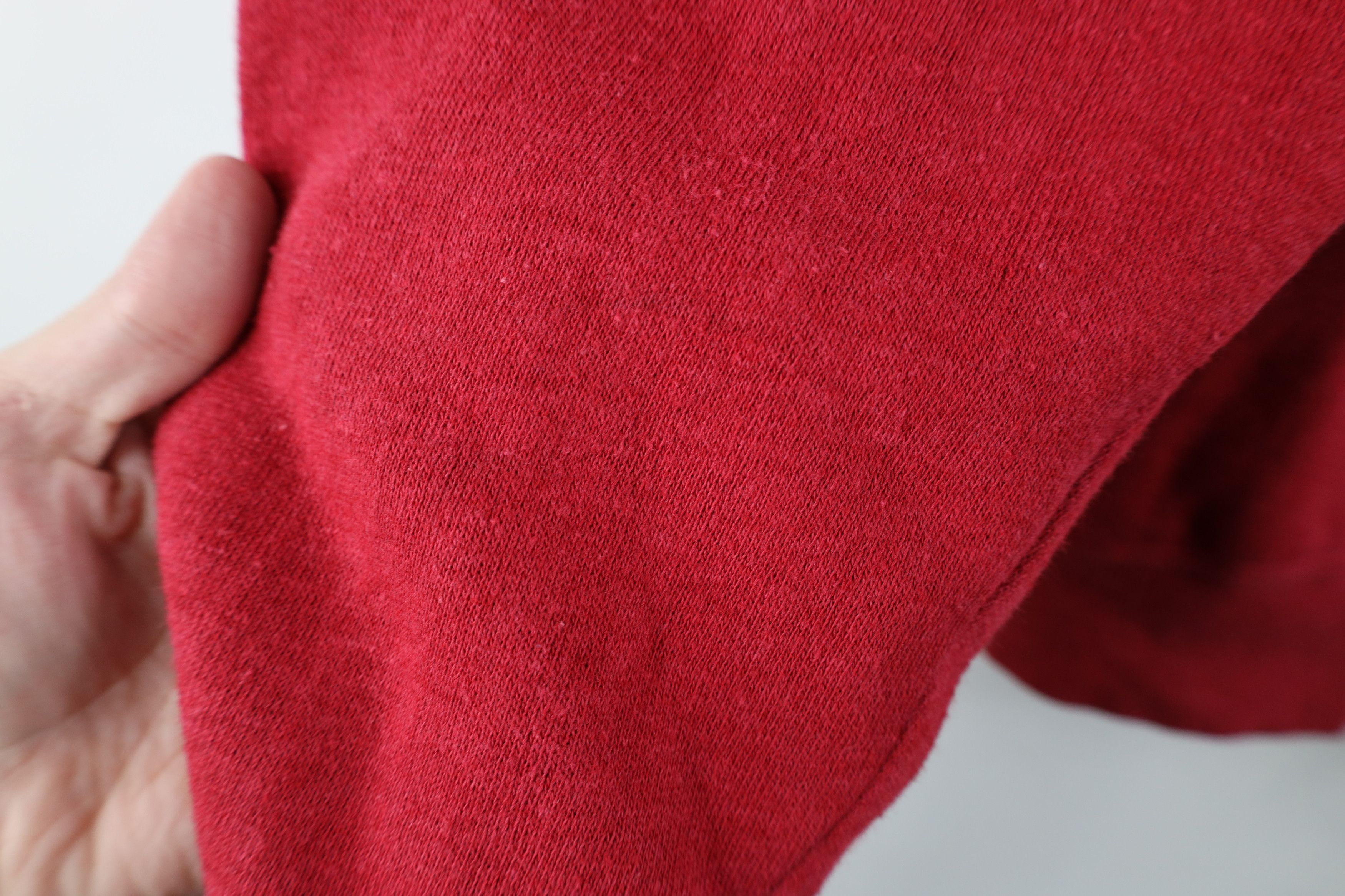 Vintage Vintage 70s Streetwear Full Zip Hoodie Sweatshirt Red USA Size US L / EU 52-54 / 3 - 7 Thumbnail