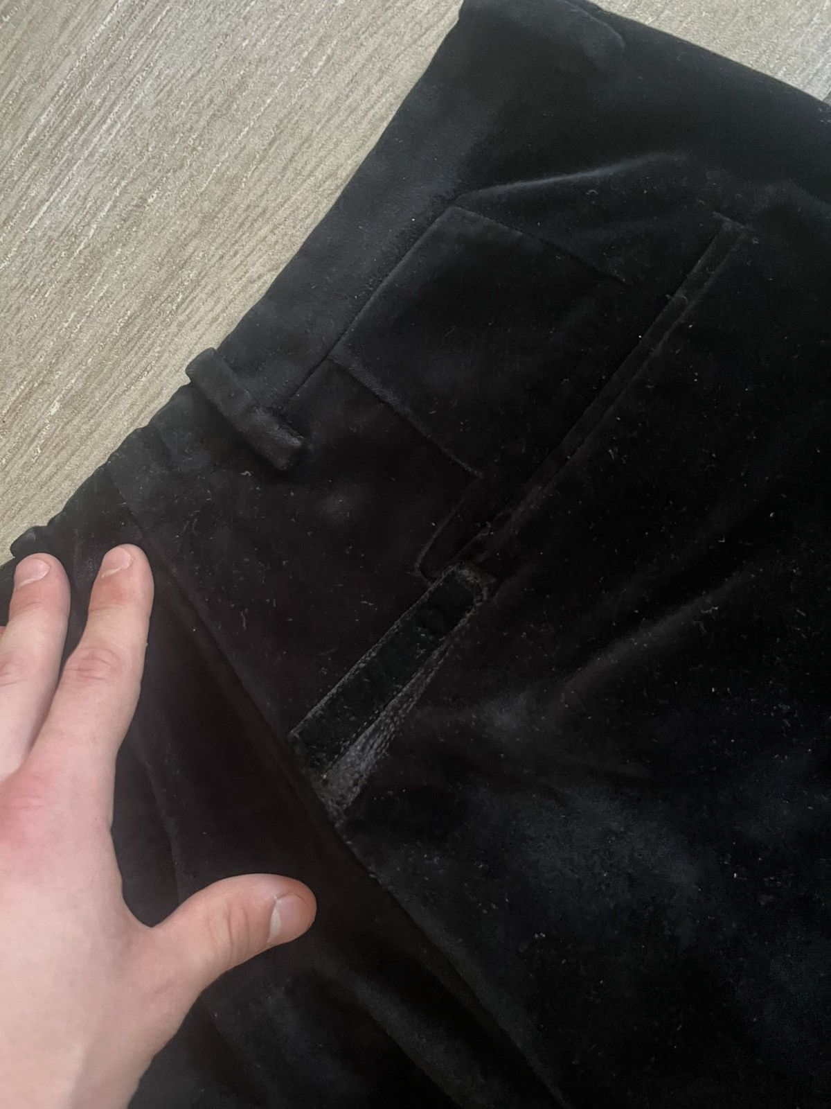 Dries Van Noten Velour Pants Size US 29 - 3 Thumbnail