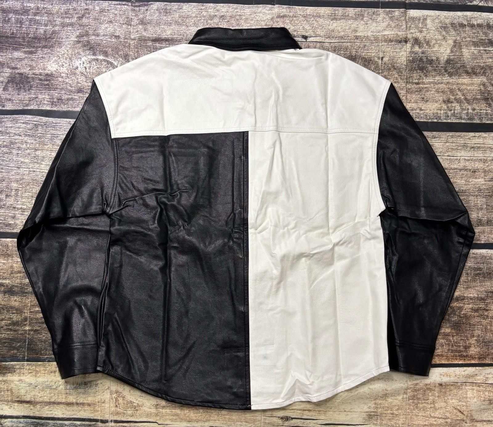 Other Le Lis Collection Jacket Womens S Faux Leather Colorblock Size S / US 4 / IT 40 - 3 Thumbnail