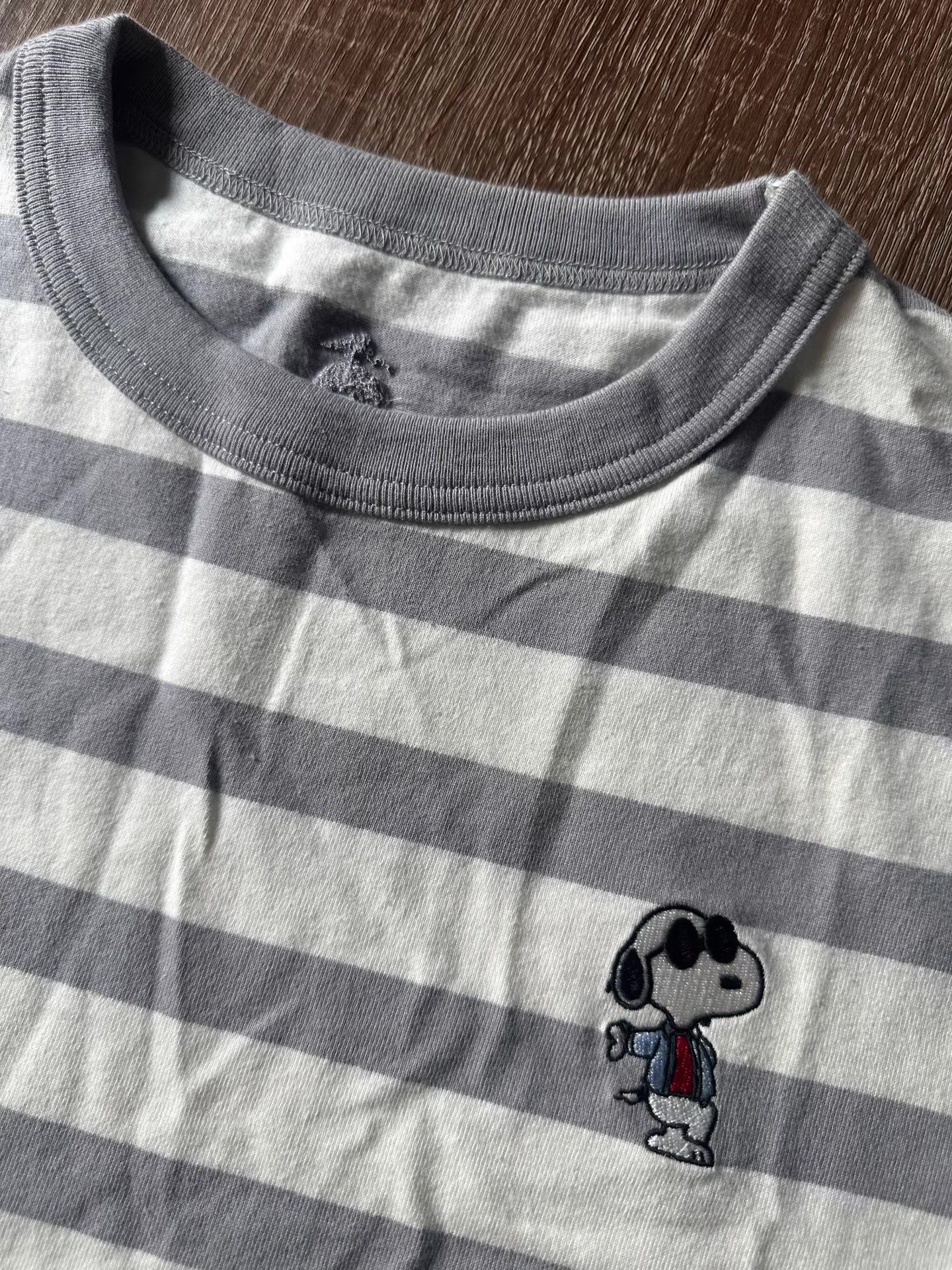 Brooks Brothers Snoopy Embroidered Breton Striped T-Shirt Ｑ22 Size US M / EU 48-50 / 2 - 8 Thumbnail