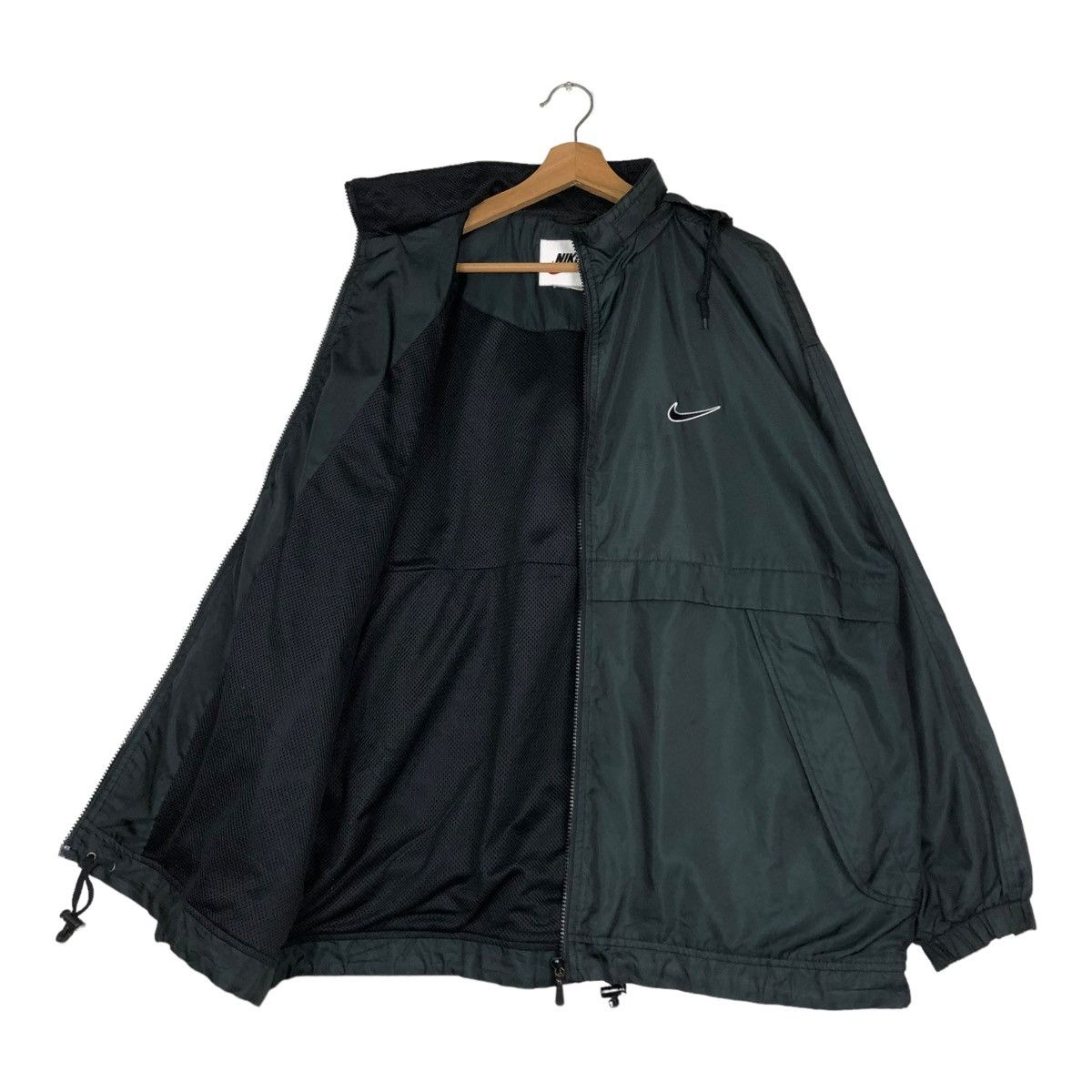 Nike 🔥VINTAGE ANORAK JACKET PULL OVER NIKE BIG SWOOSH Size US XL / EU 56 / 4 - 12 Thumbnail