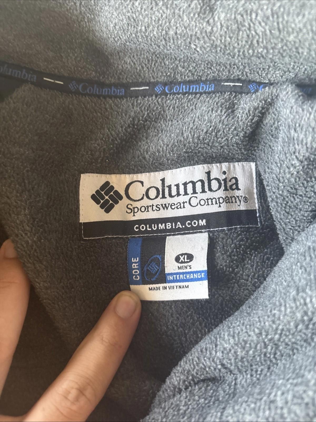 Columbia Vintage Columbia Vertex Fleece Men's Size XL Grey Coat Size US XL / EU 56 / 4 - 2 Thumbnail