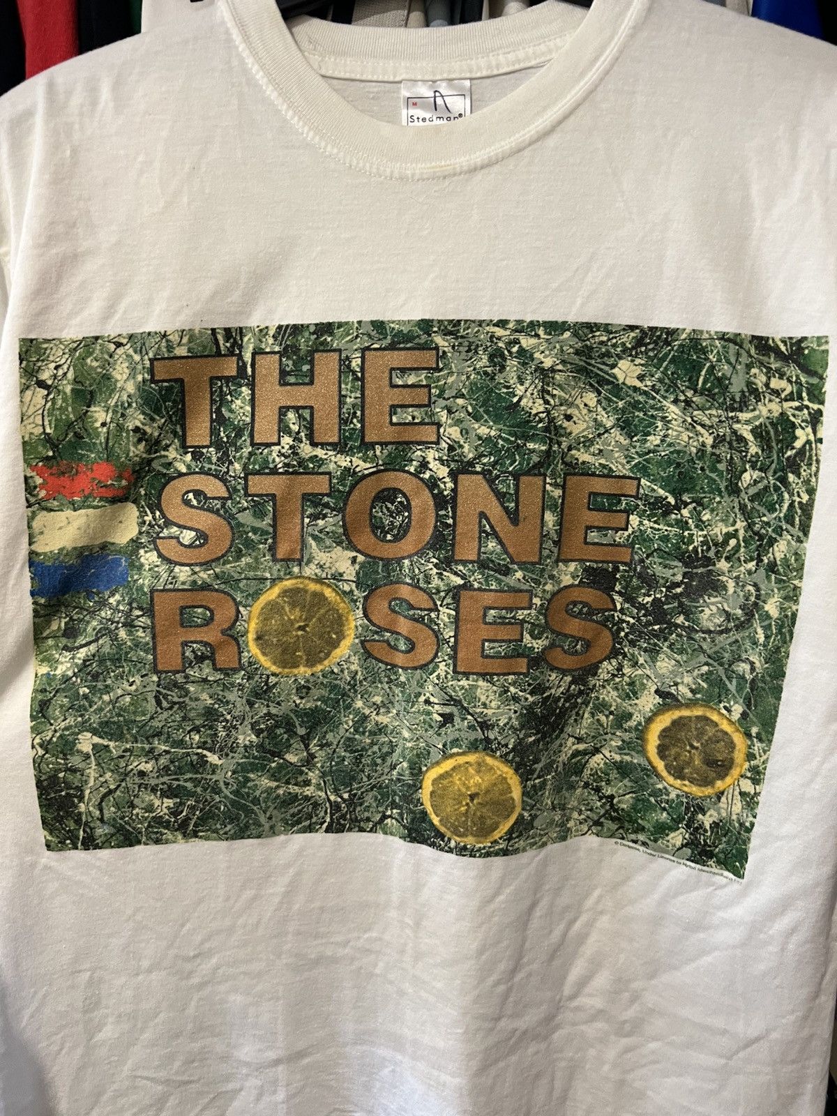 Band Tees VINTAGE 90S THE STONE ROSES BAND BRIT POP TOUR T-SHIRT SZ M Size US M / EU 48-50 / 2 - 5 Thumbnail