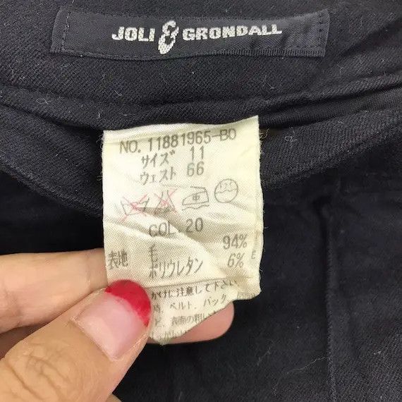 Japanese Brand Vtg JOLI & GRONDALL JAPAN Black Minimalist Casual Pant Size 30" / US 8 / IT 44 - 6 Thumbnail