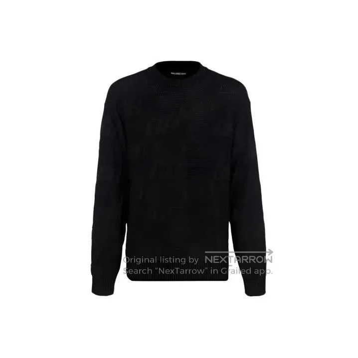 Balenciaga Balenciaga Black Logo Sweater for Men. Size US XS / EU 42 / 0 - 1 Thumbnail