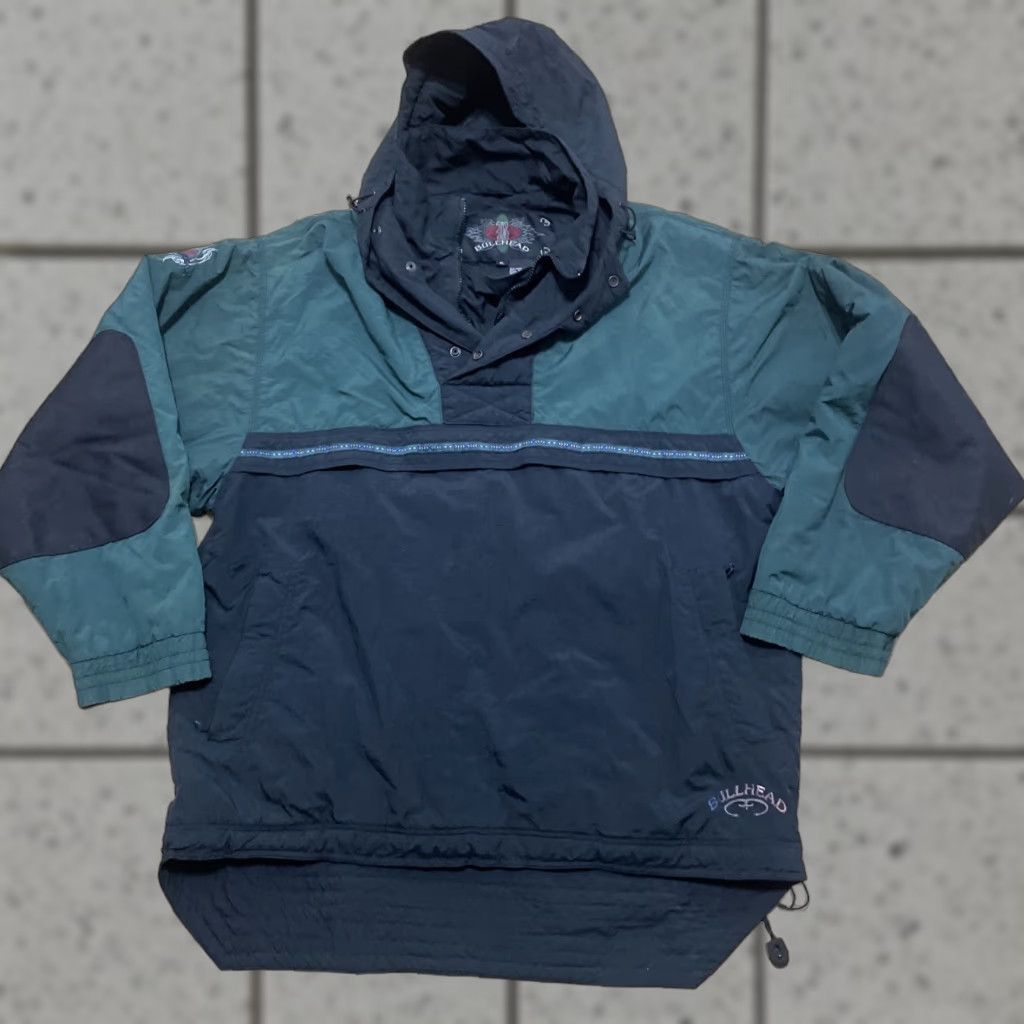 KangaROOS VINTAGE Bullhead Snow Puffer Jacket Men XL Green Aztec Kangaroo Hooded Size US XL / EU 56 / 4 - 1 Thumbnail
