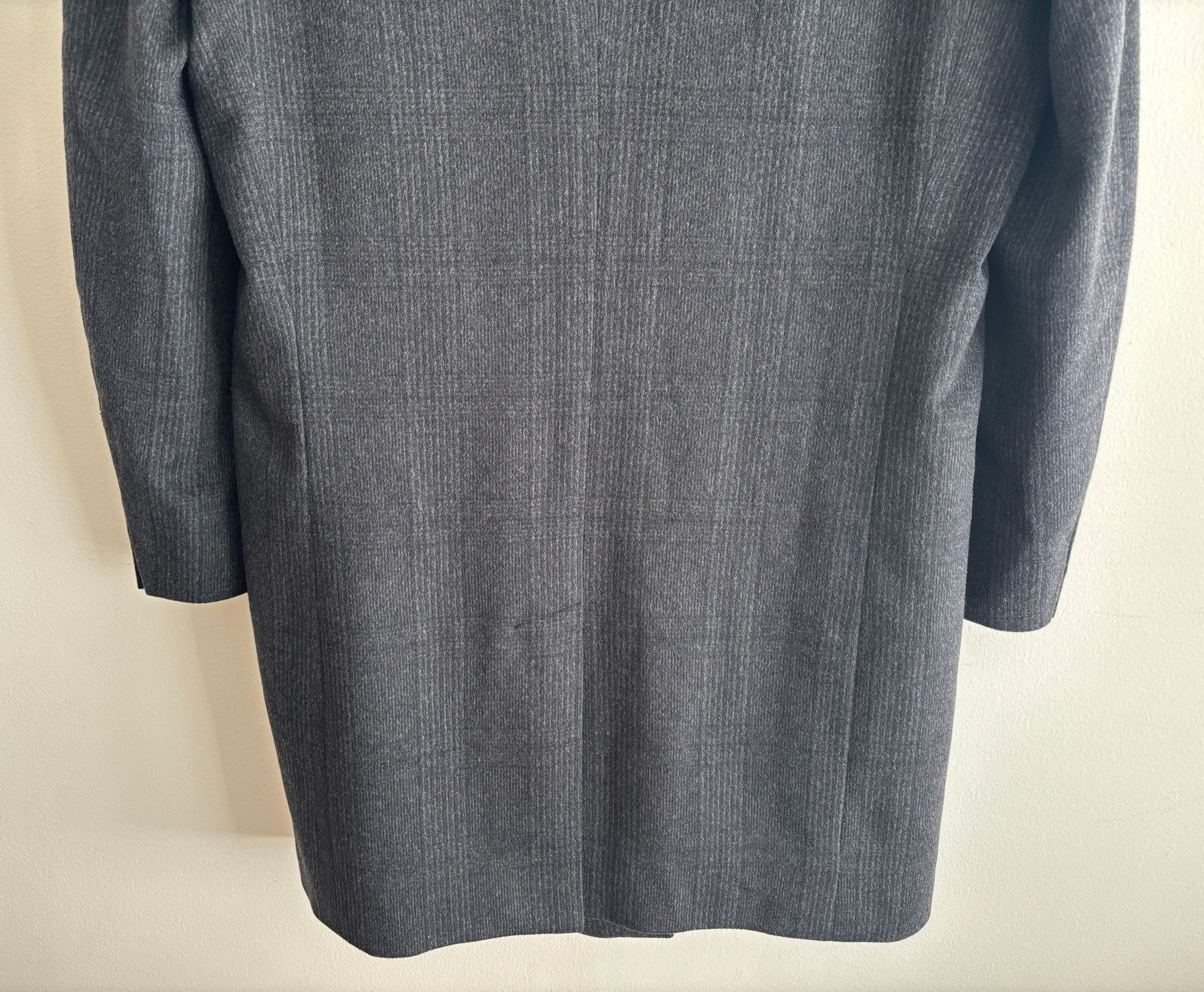 Colombo John W. Nordstrom Grey Check Colombo Cashmere Overcoat - 44 Size US L / EU 52-54 / 3 - 12 Thumbnail