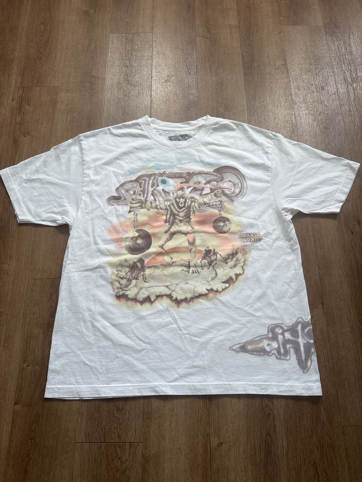 Travis Scott Travis Scott Tour Tee Lg Size US L / EU 52-54 / 3 - 2 Thumbnail