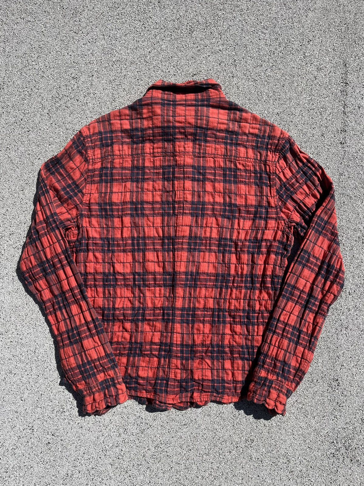 Chrome Hearts Vintage Chrome Hearts Loose Ends Leather Cross Patch Flannel Size US M / EU 48-50 / 2 - 2 Thumbnail
