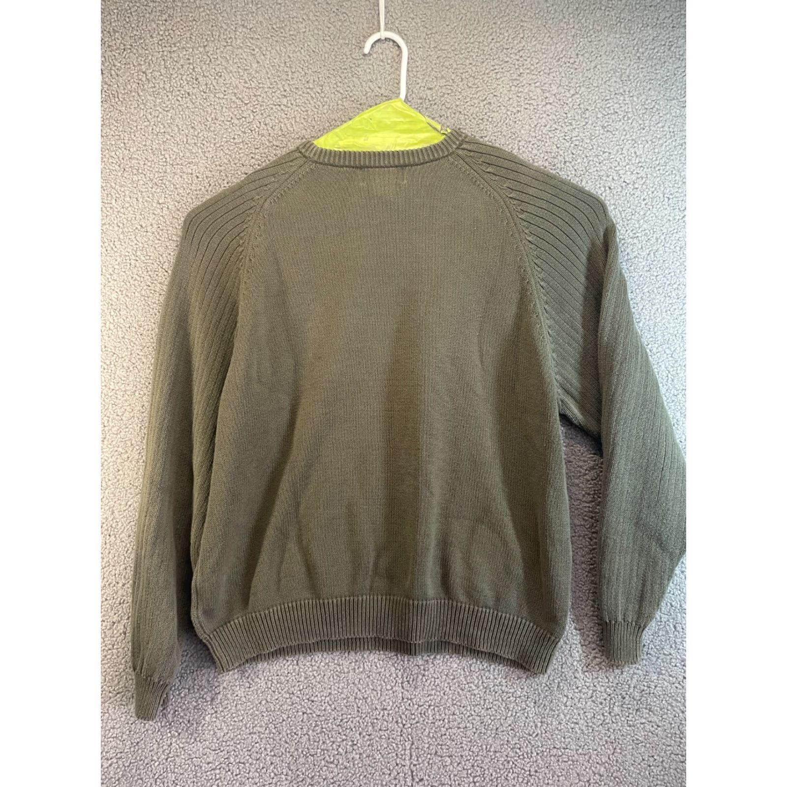 Eddie Bauer Eddie Bauer Pullover Sweater XL Men Brown 100% Cotton Knit Crew Neck Long Sleeve Regular Fit Size US XL / EU 56 / 4 - 5 Thumbnail