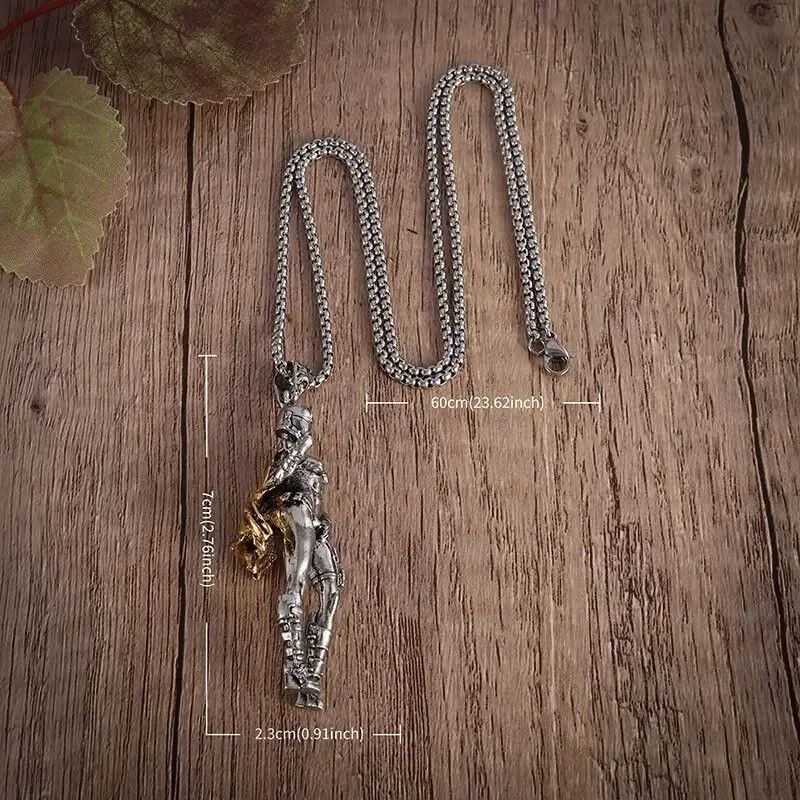 Jewelry Samurai Pendant Necklace Size ONE SIZE - 5 Thumbnail