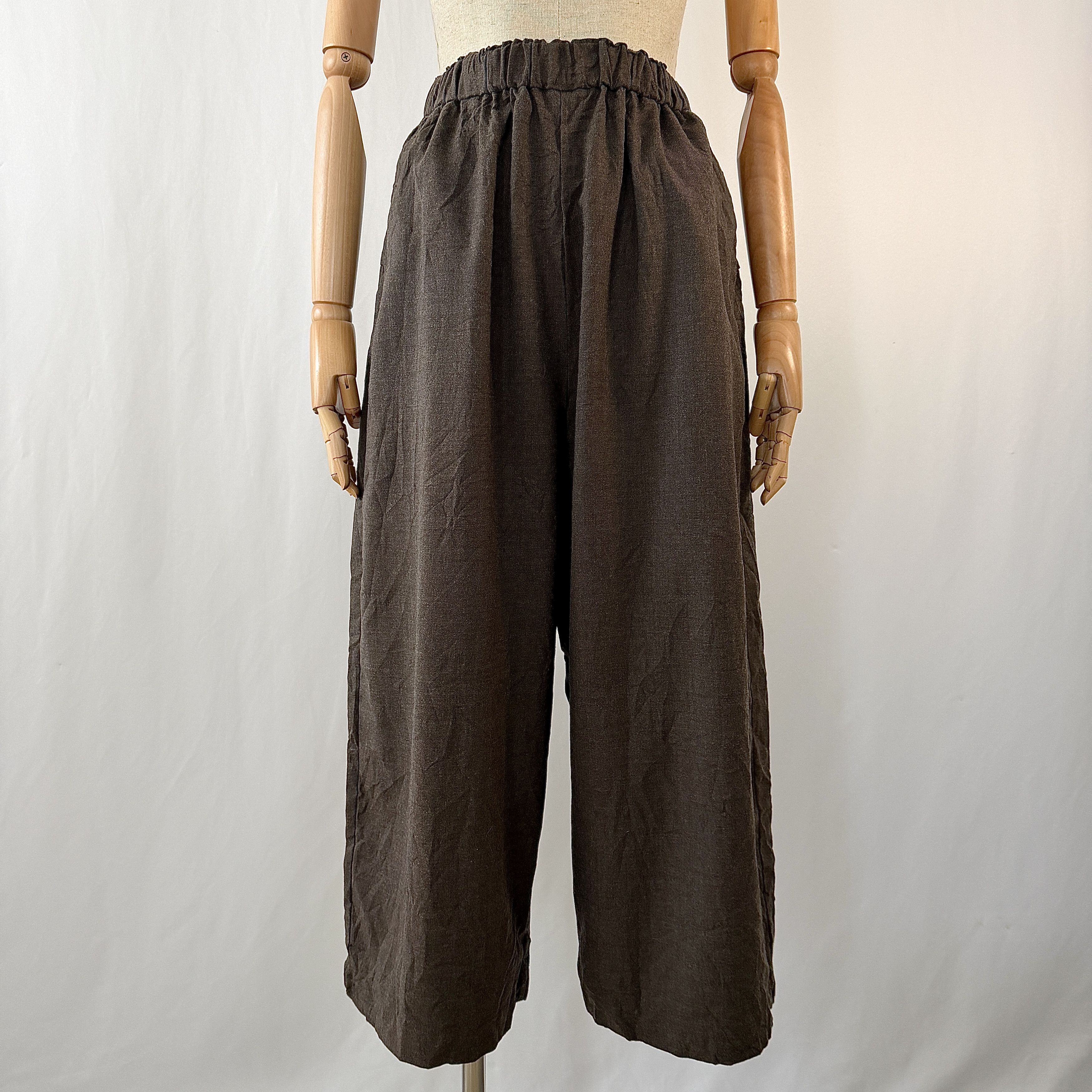 Pas de Calais PAS DE CALAIS wide-leg cropped trousers Size 26" / US 2 / IT 38 - 3 Thumbnail