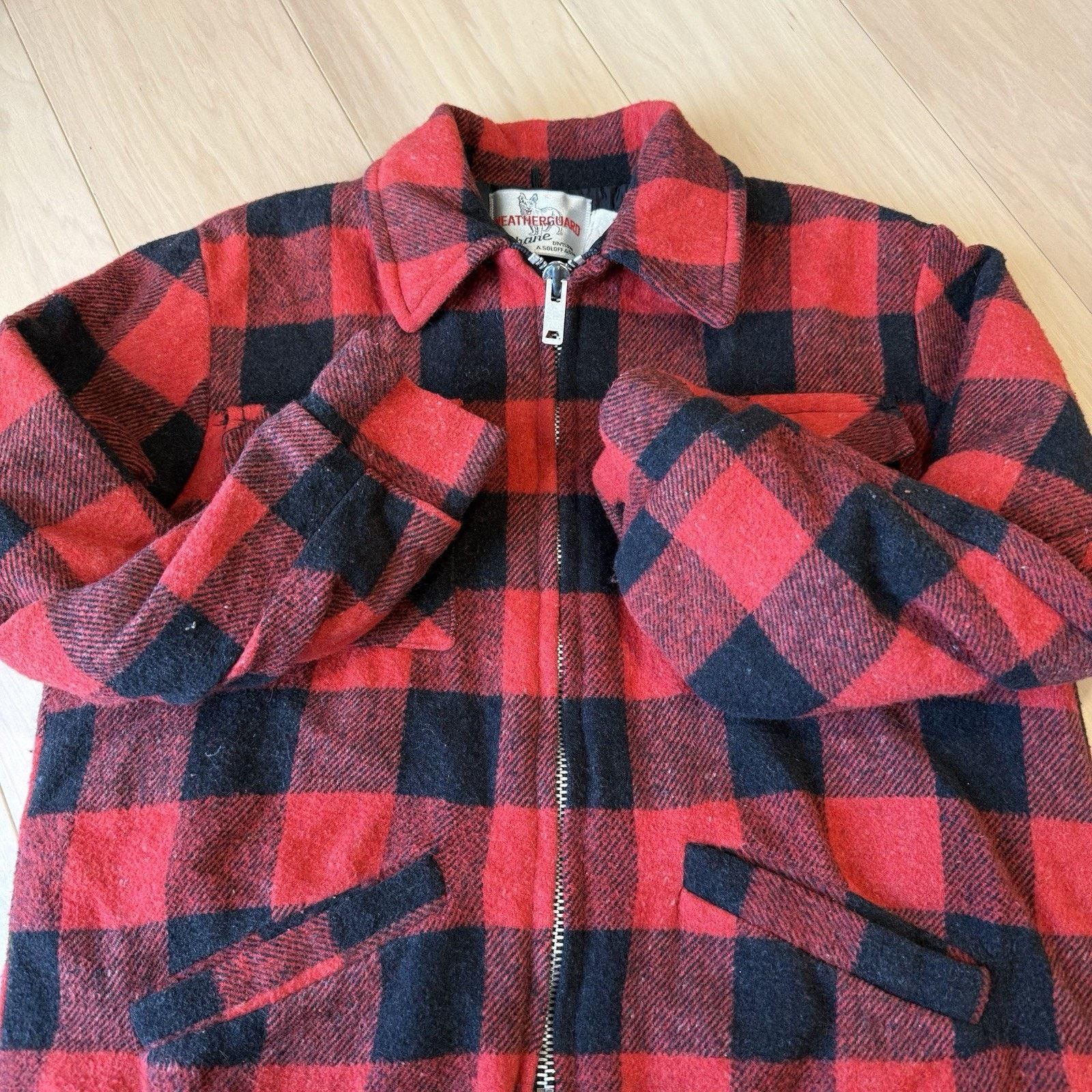 Vintage Vintage Weatherguard Shane Jacket Red 80s Buffalo Plaid Wool Size US M / EU 48-50 / 2 - 4 Thumbnail