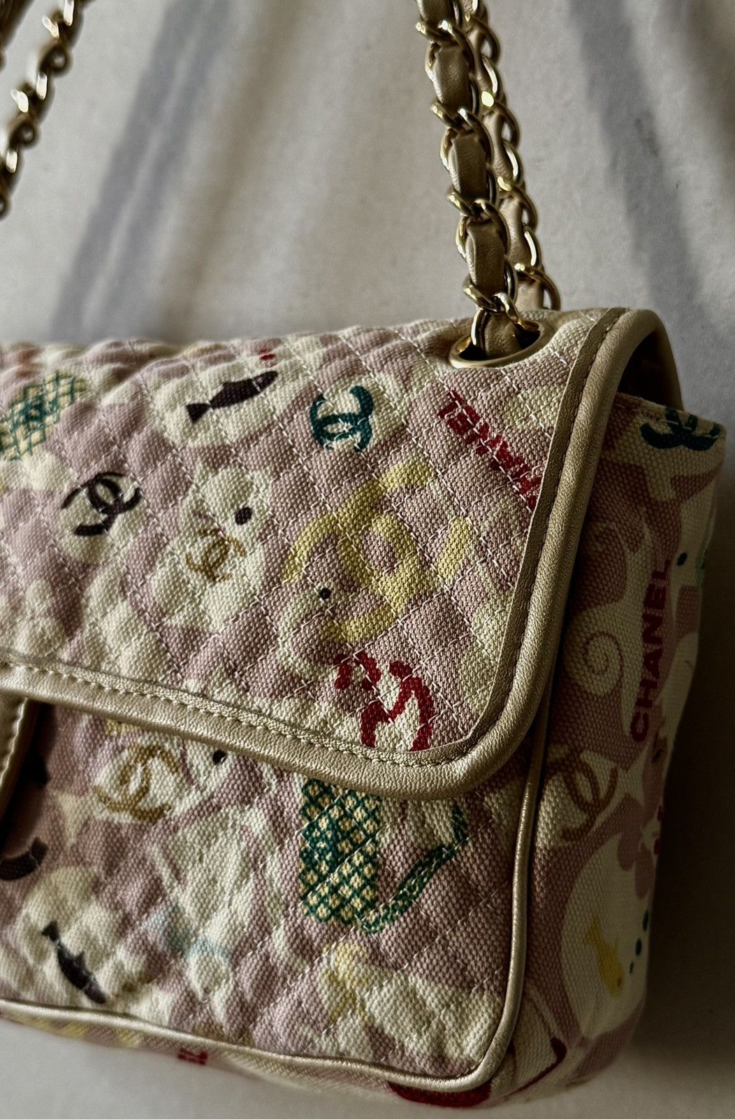 Chanel Chanel - Karl Lagerfeld - SS07 Pink Baby animals - Flap Bag Size ONE SIZE - 3 Thumbnail