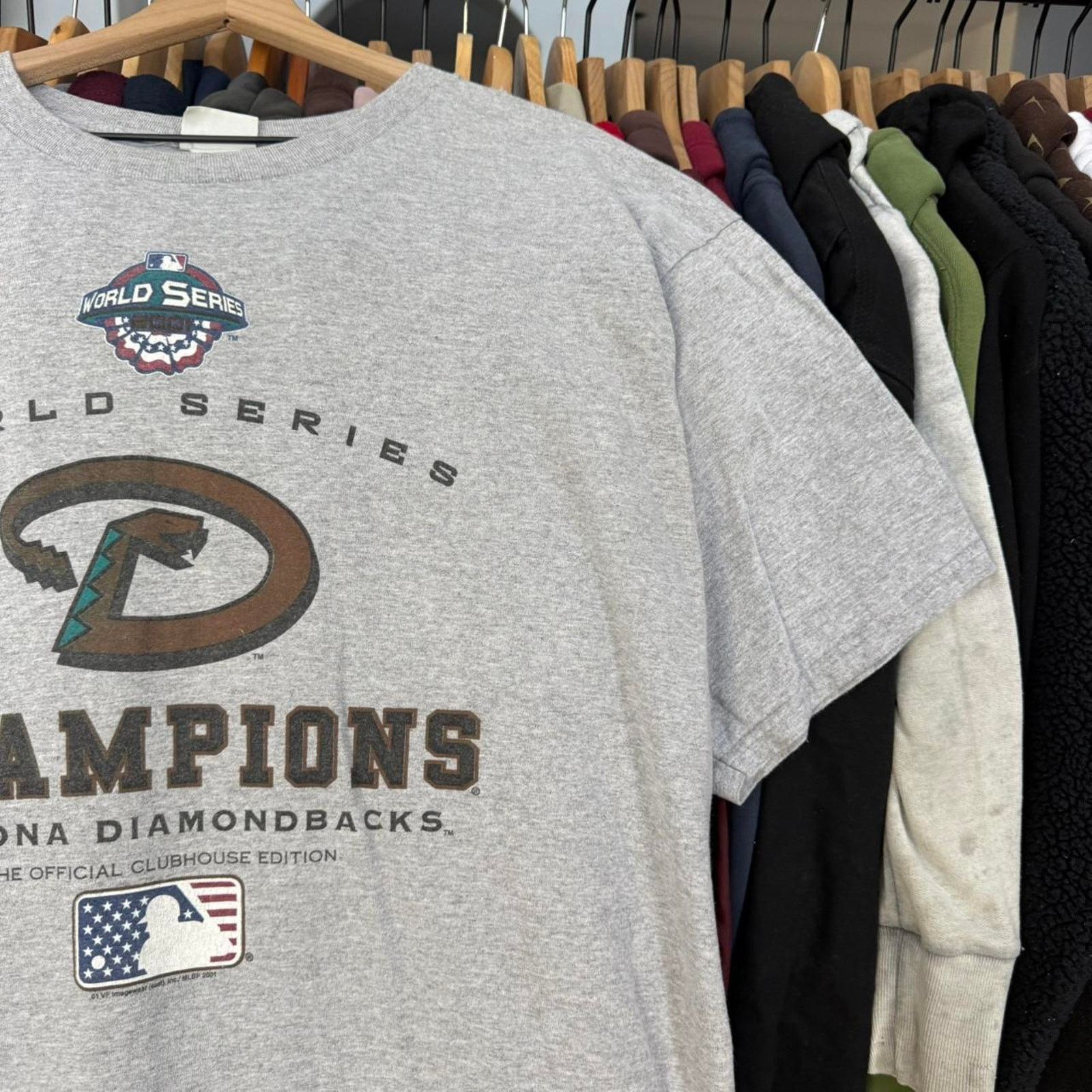 Lee Vintage 2001 Arizona Diamondbacks MLB Championship T-Shirt Size US XL / EU 56 / 4 - 3 Thumbnail