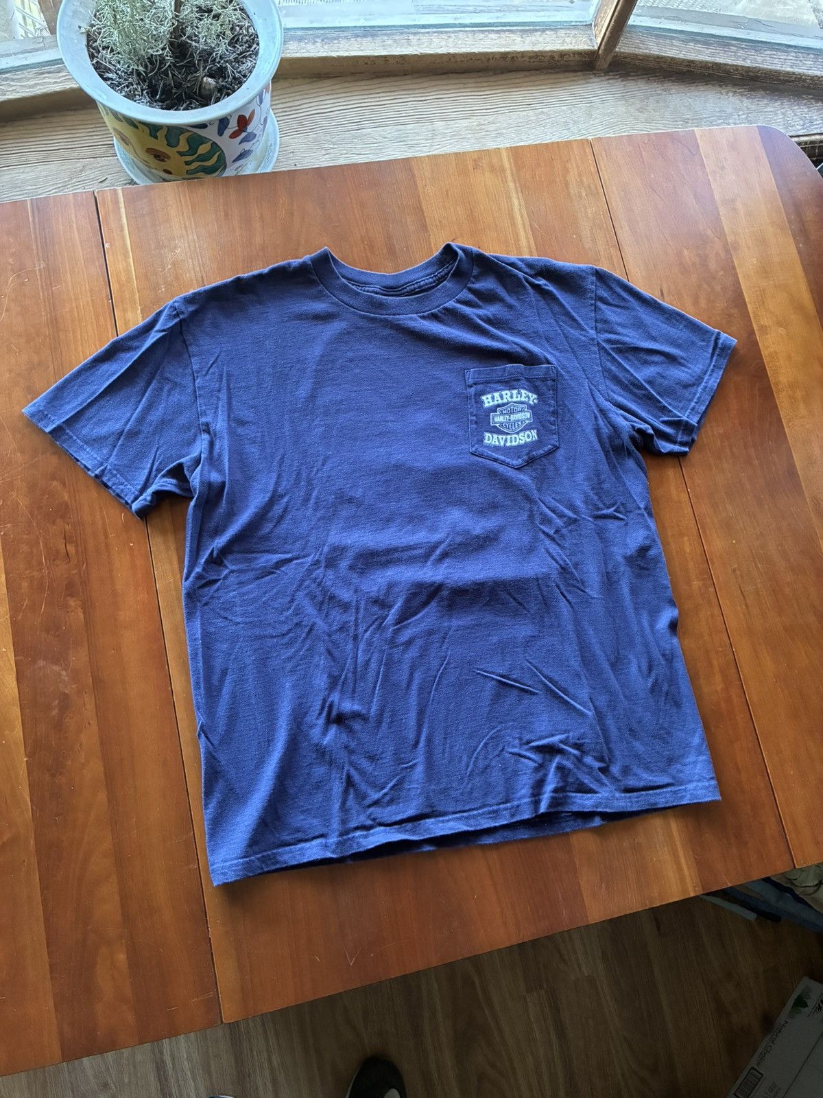 Harley Davidson Vintage Harley Davidson graphic pocket tee shirt Size US XL / EU 56 / 4 - 2 Thumbnail