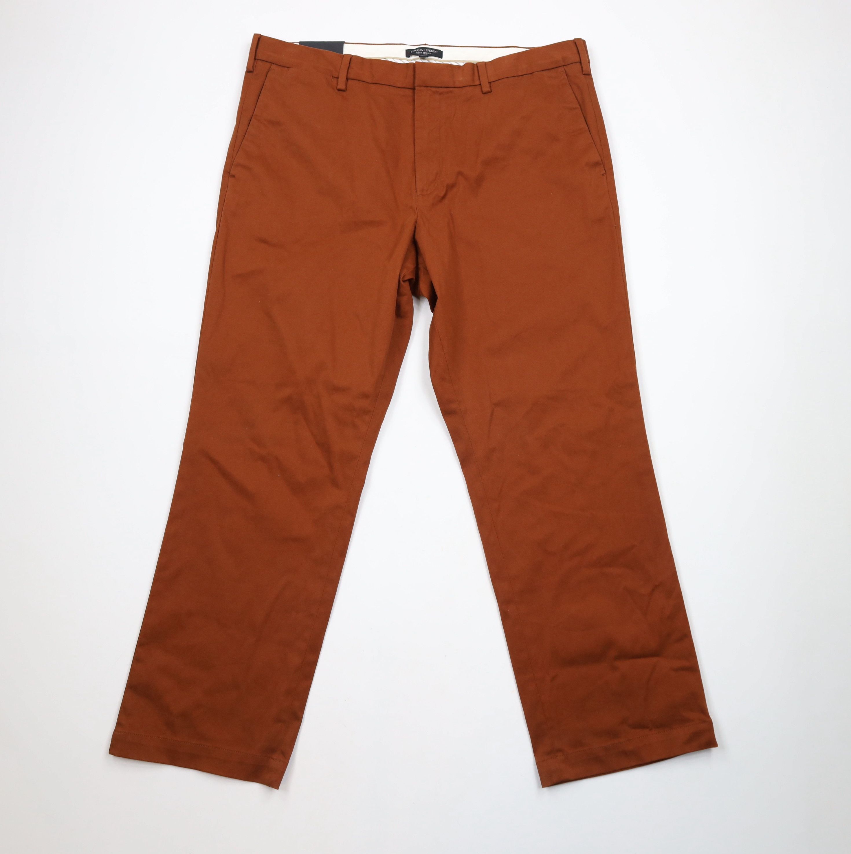 Banana Republic × Vintage New Banana Republic Fit Rapid Movement Chino Pants Orange Size US 38 / EU 54 - 1 Thumbnail