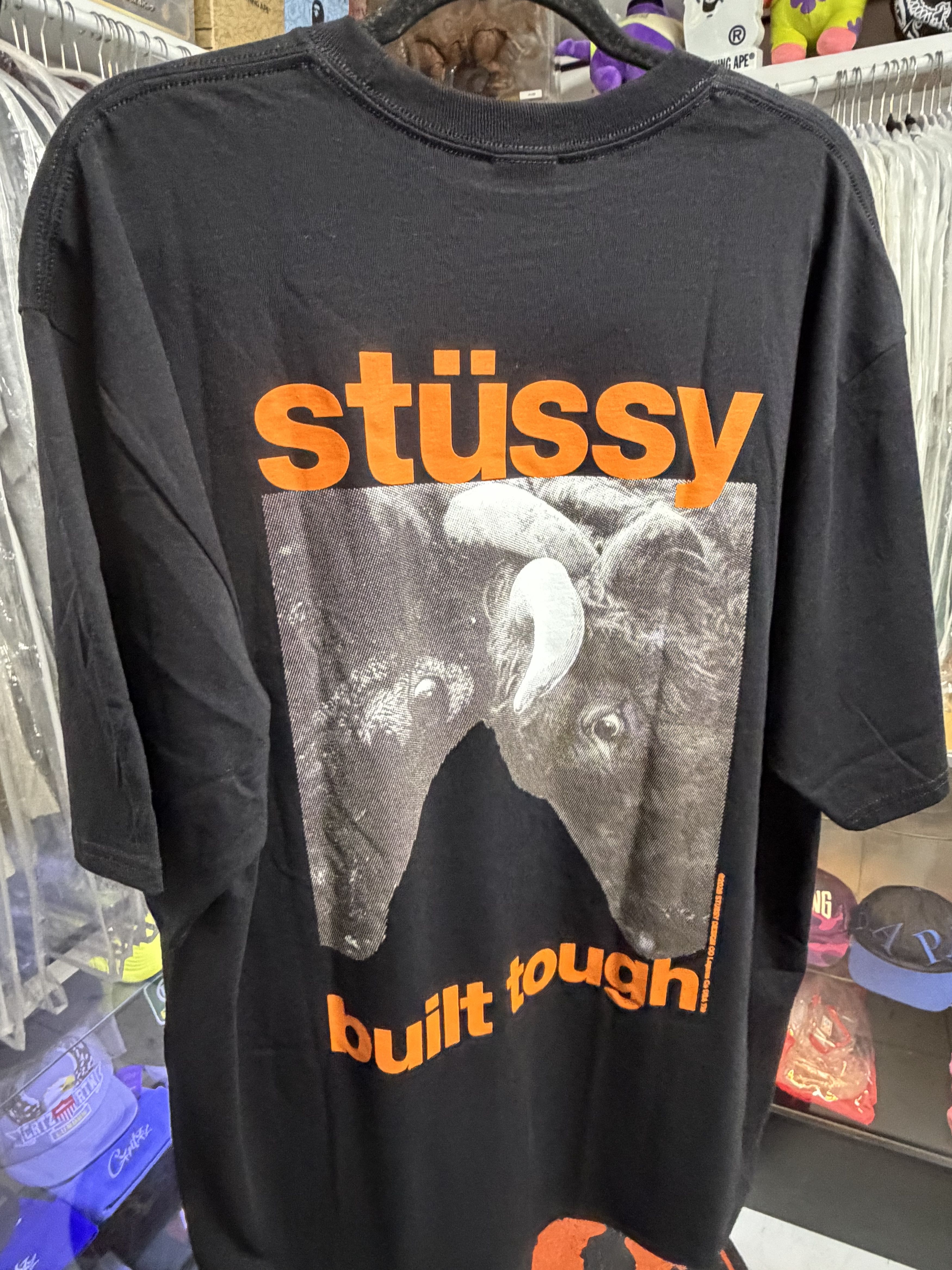 Stussy STÜSSY © 2023 SKATE TOUGH TEE WHITE COTTON T-SHIRT SIZE XL 