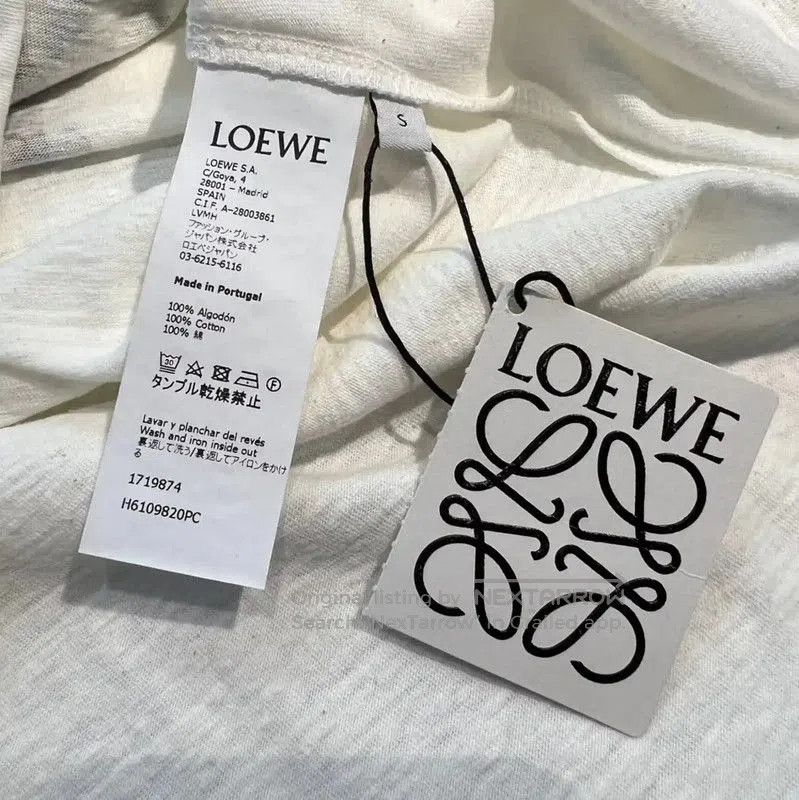 Other LOEWE Summer Beige Cotton Short Sleeve T-Shirt . Size S / US 4 / IT 40 - 3 Thumbnail