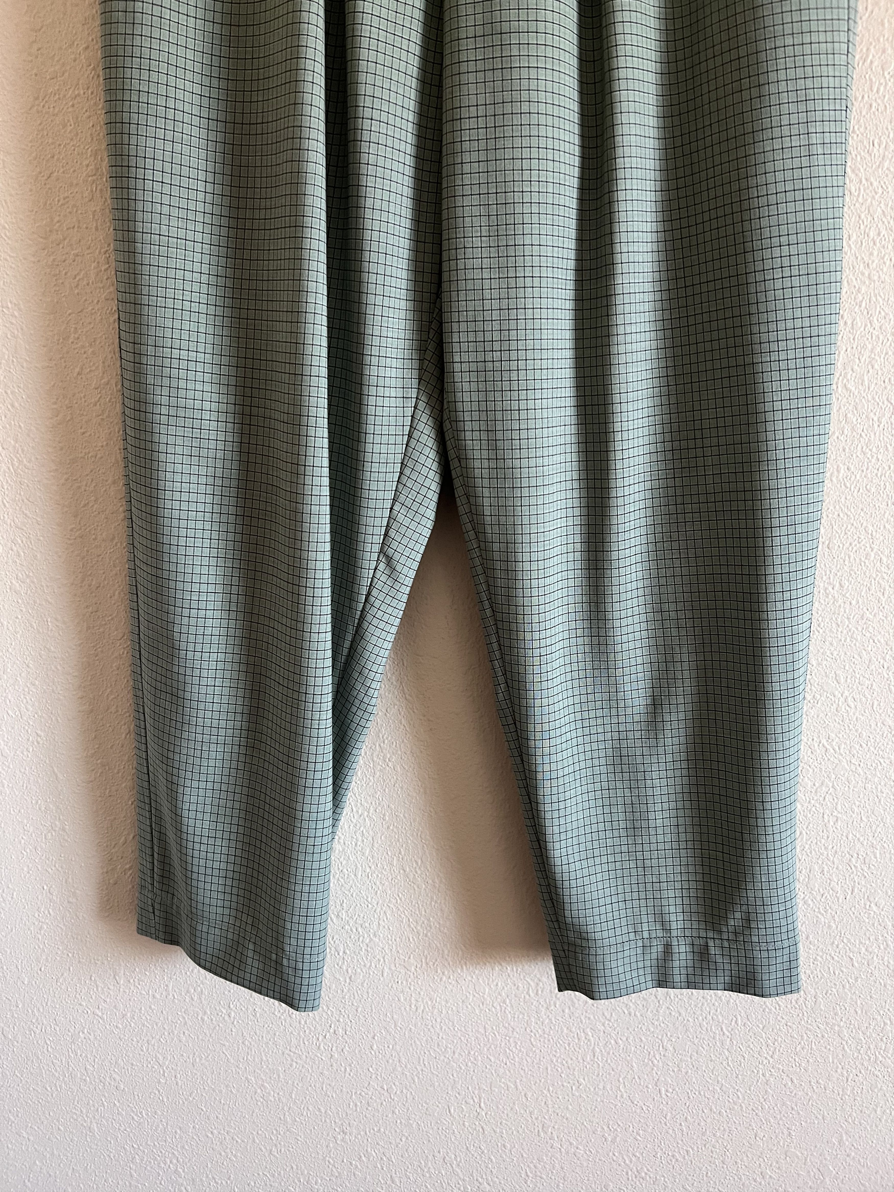 Marni Marni Stretch Wool Fresco Check Pants in Pale Mint Size US 30 / EU 46 - 3 Thumbnail