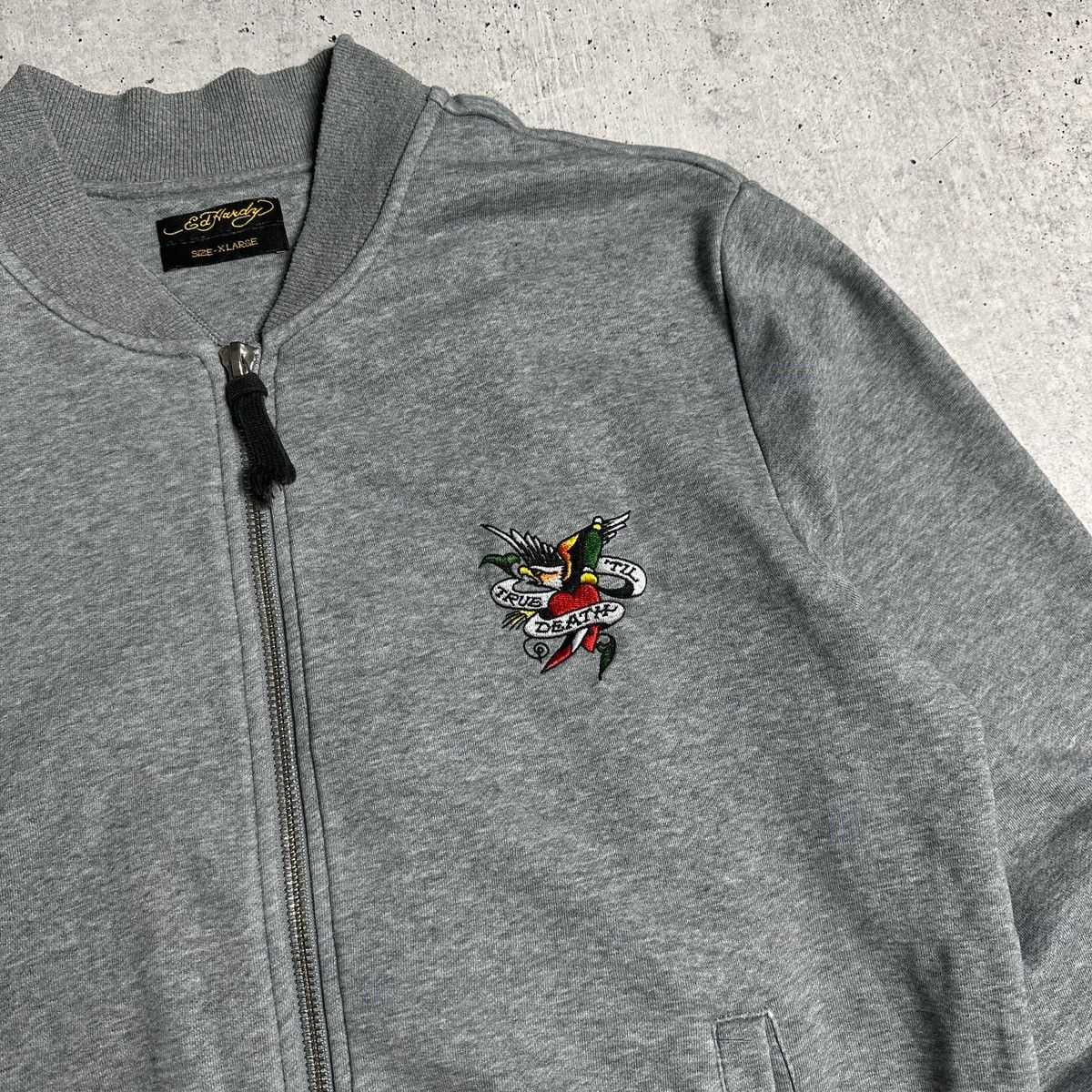 Christian Audigier × Ed Hardy Ed Hardy Los Angeles Cotton Zip Hoodies Bomber Size US XL / EU 56 / 4 - 6 Thumbnail