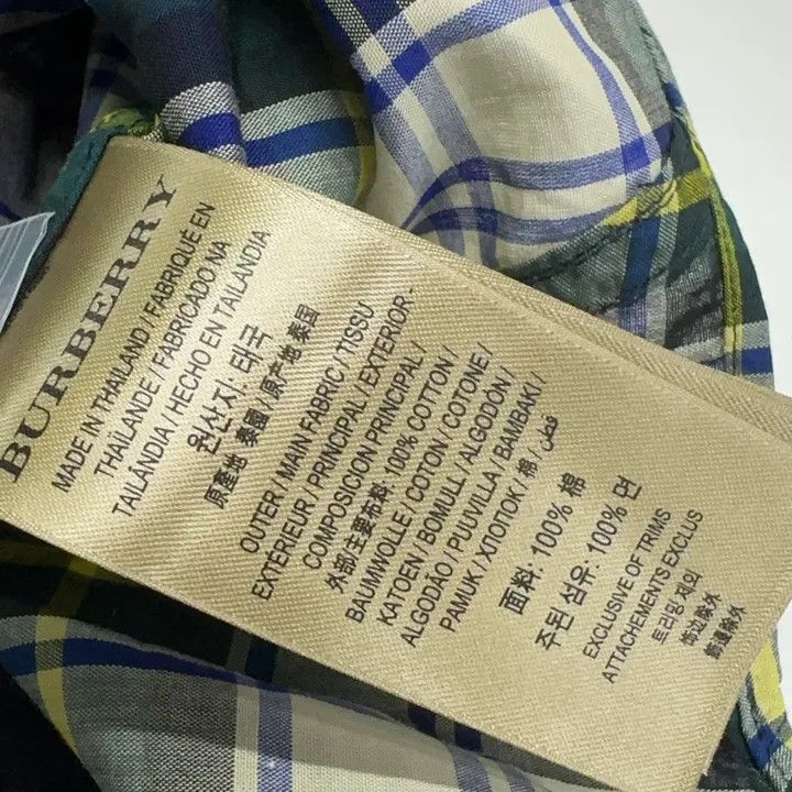 Burberry Burberry Burberry Plaid Print Long Sleeve Shirt-2507 Size US S / EU 44-46 / 1 - 7 Thumbnail