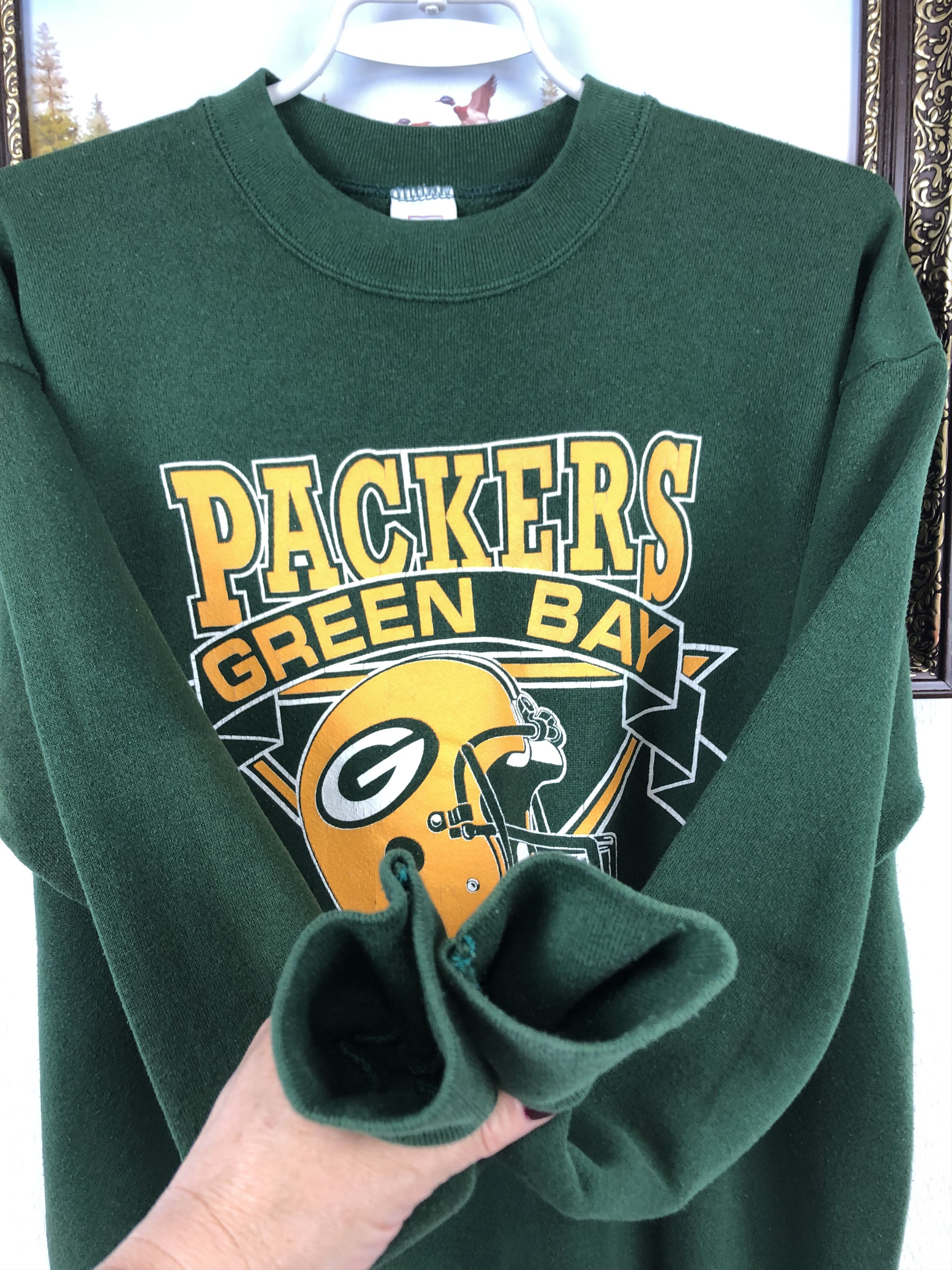 NFL Vintage 90's Green Bay Packers Sweatshirt Crewneck NFL Rare Size US L / EU 52-54 / 3 - 7 Thumbnail