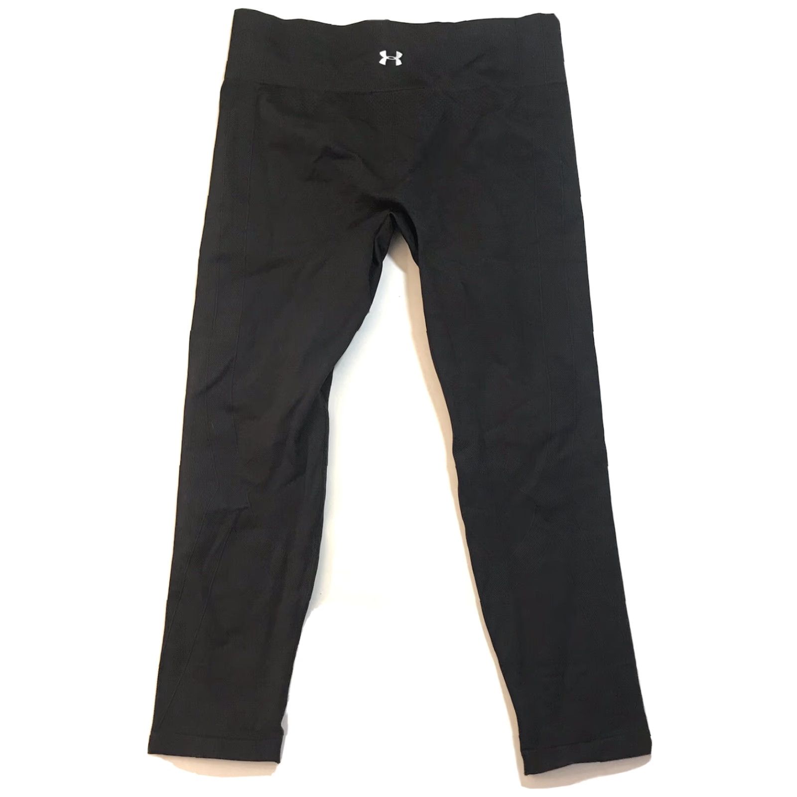 Under Armour Under Armour Women’s Heat Gear Capri Tights Running Black Leggings Pants M Size Athletic Activewear Yoga Size 32" / US 10 / IT 46 - 4 Thumbnail