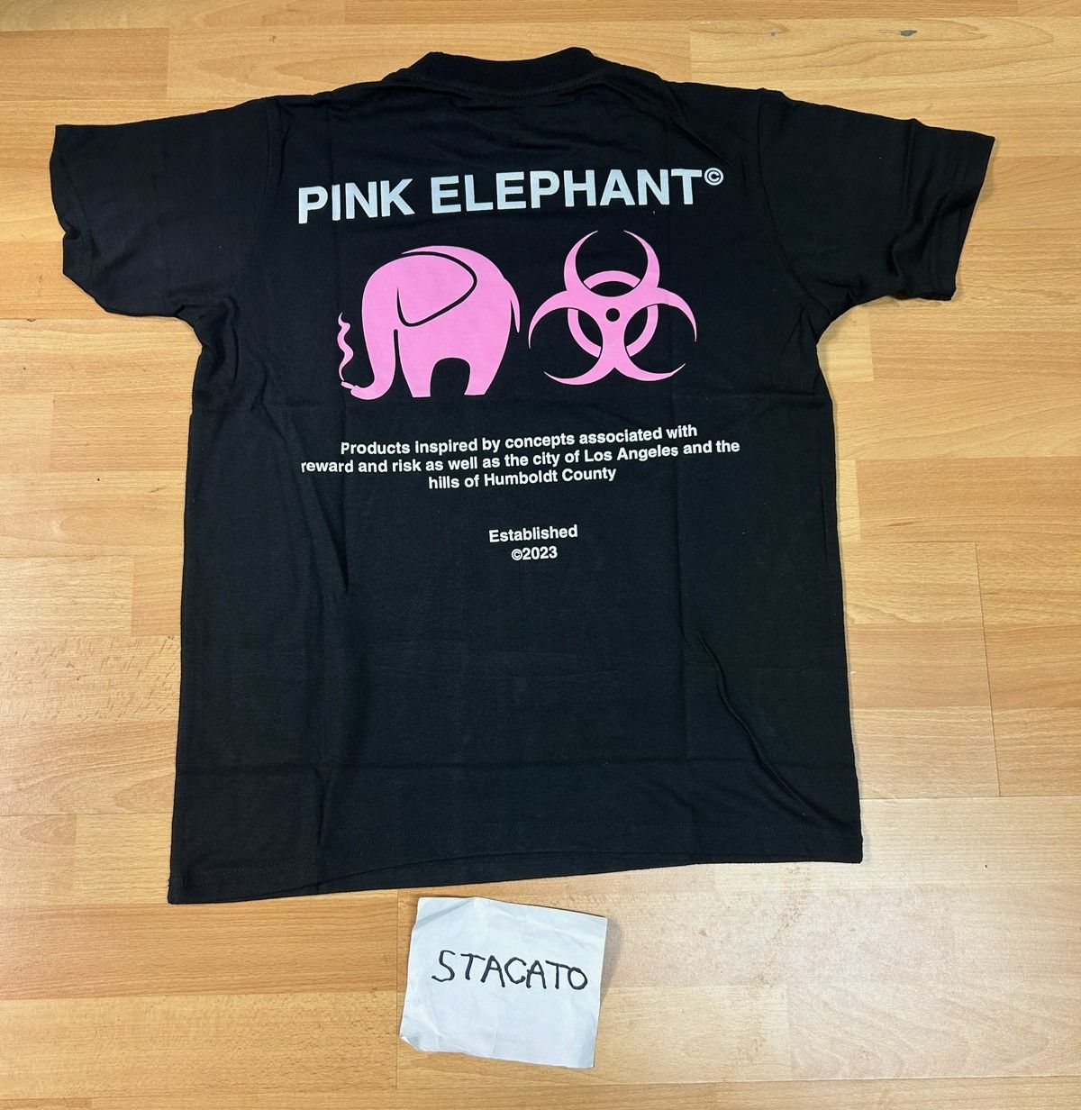 Other × Vintage Pink Elephant Los Angeles Tee Black Size US M / EU 48-50 / 2 - 1 Thumbnail