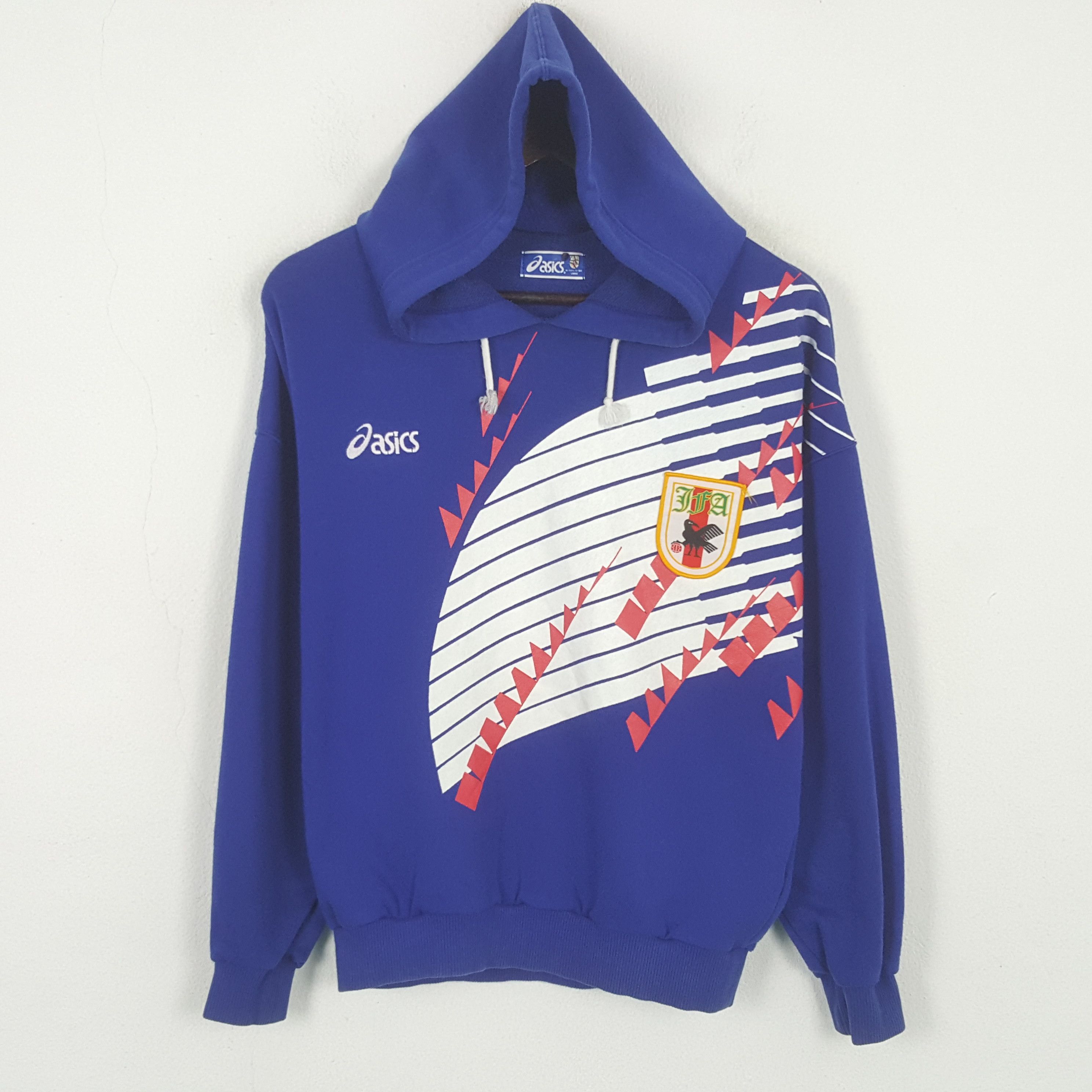 Asics ASICS The Football Association Of Japan Sweatshirt Hoodie Size US M / EU 48-50 / 2 - 3 Thumbnail