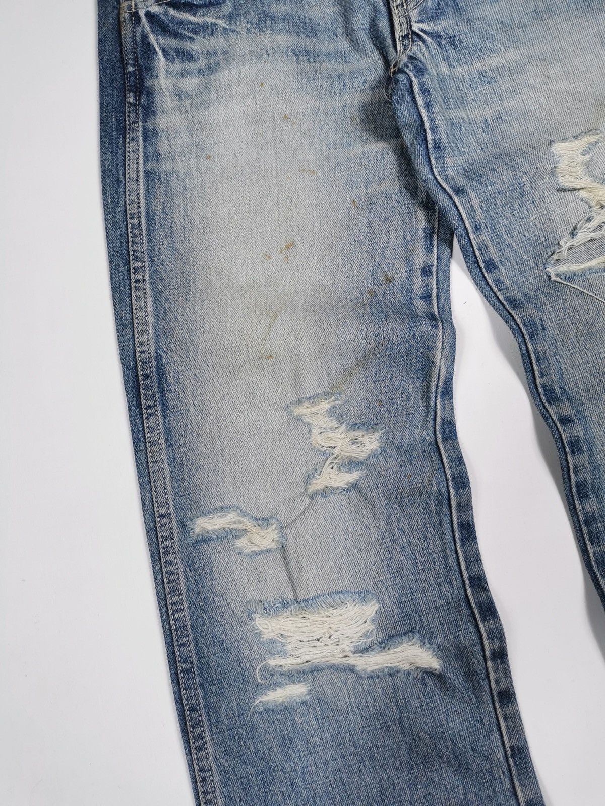 Japanese Brand DMG Domingo Japan Distressed Jeans Size US 28 / EU 44 - 3 Thumbnail
