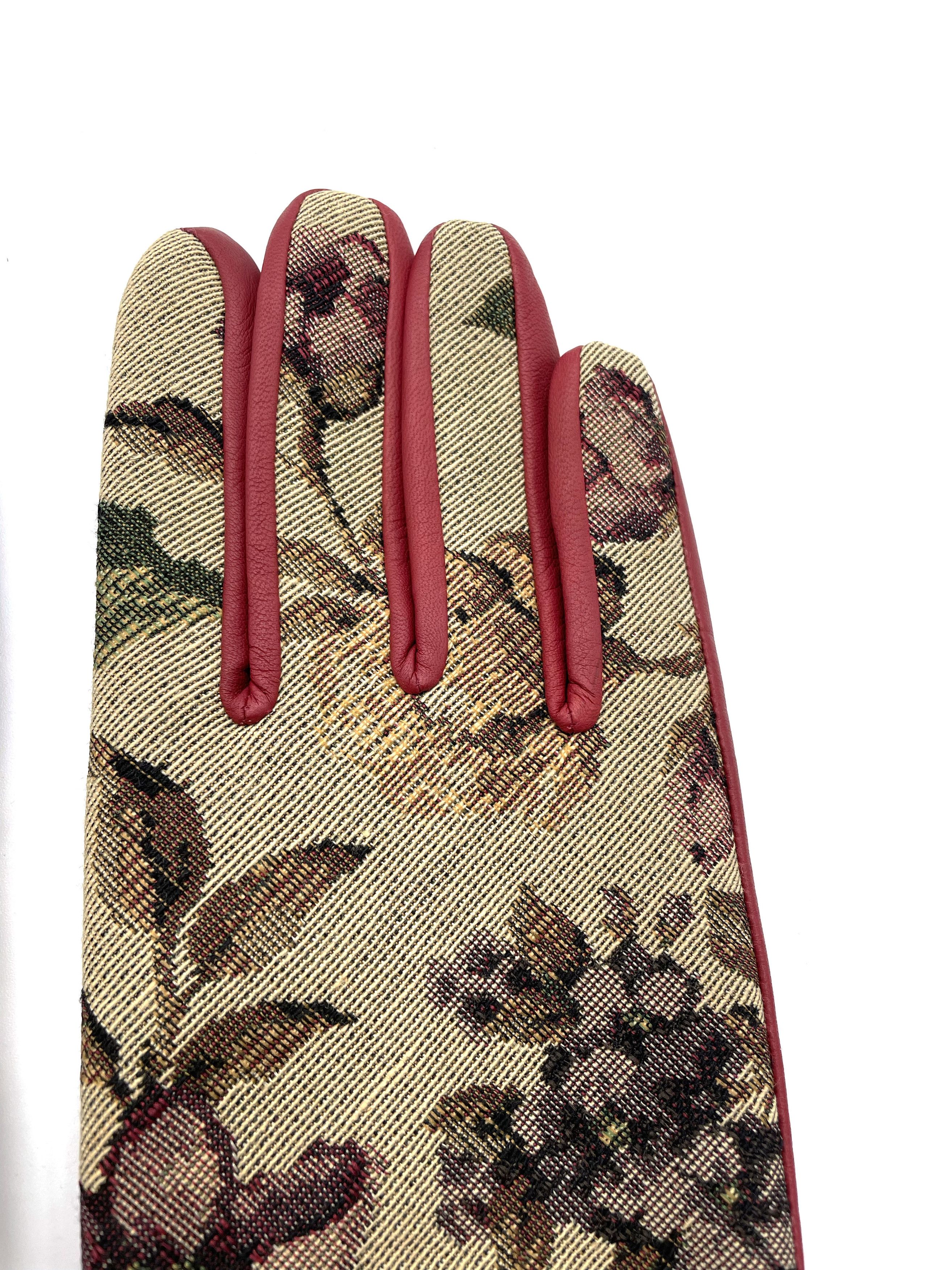 Kapital Floral Gloves Size ONE SIZE - 4 Thumbnail