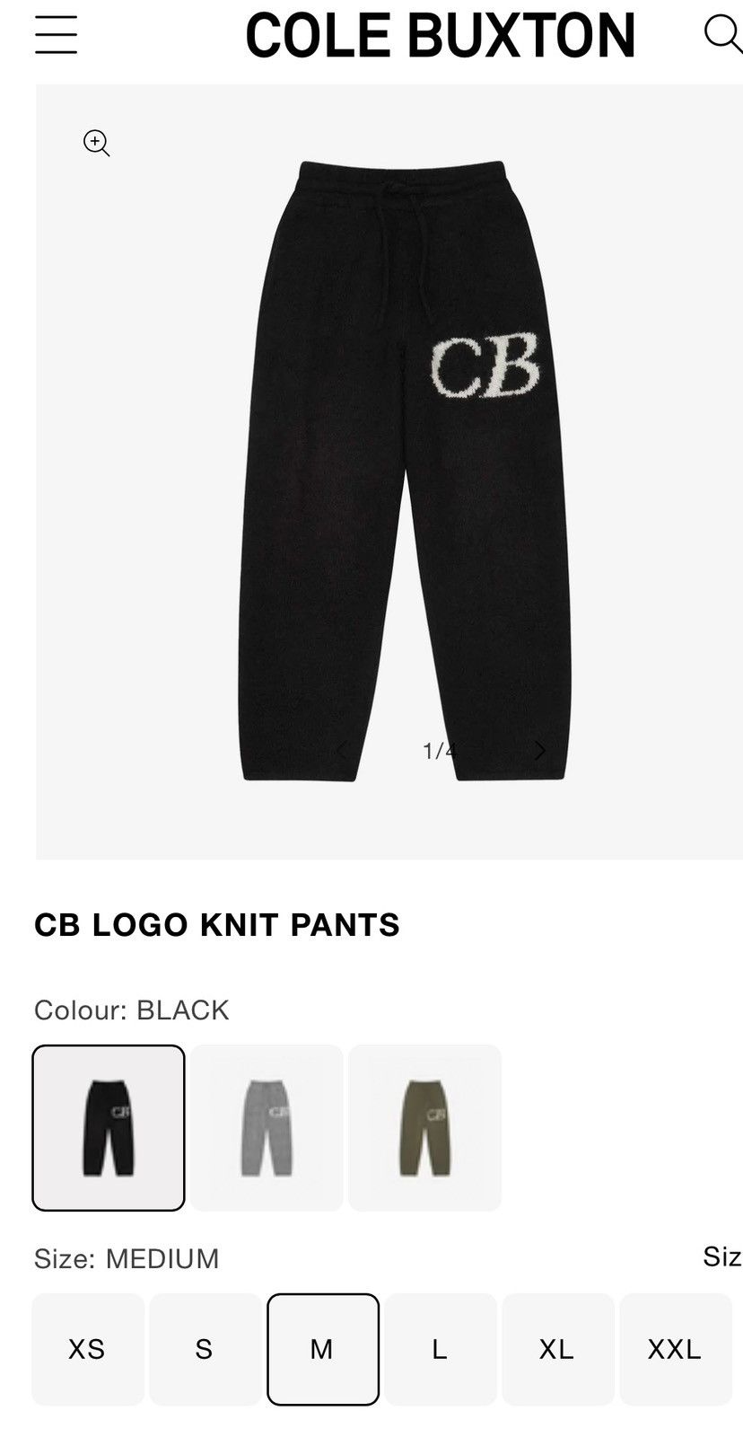 Cole Buxton Black cole buxton sweatpants Size US 32 / EU 48 - 6 Thumbnail