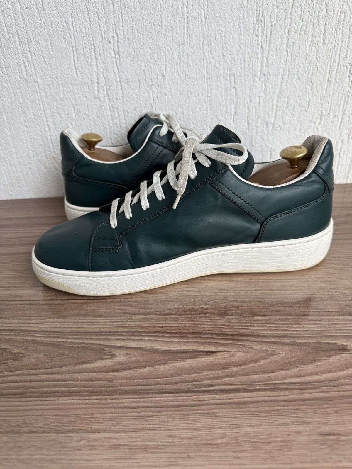 Bottega Veneta Jade green🟢 bolt sneakers Size US 11 / EU 44 - 14 Thumbnail