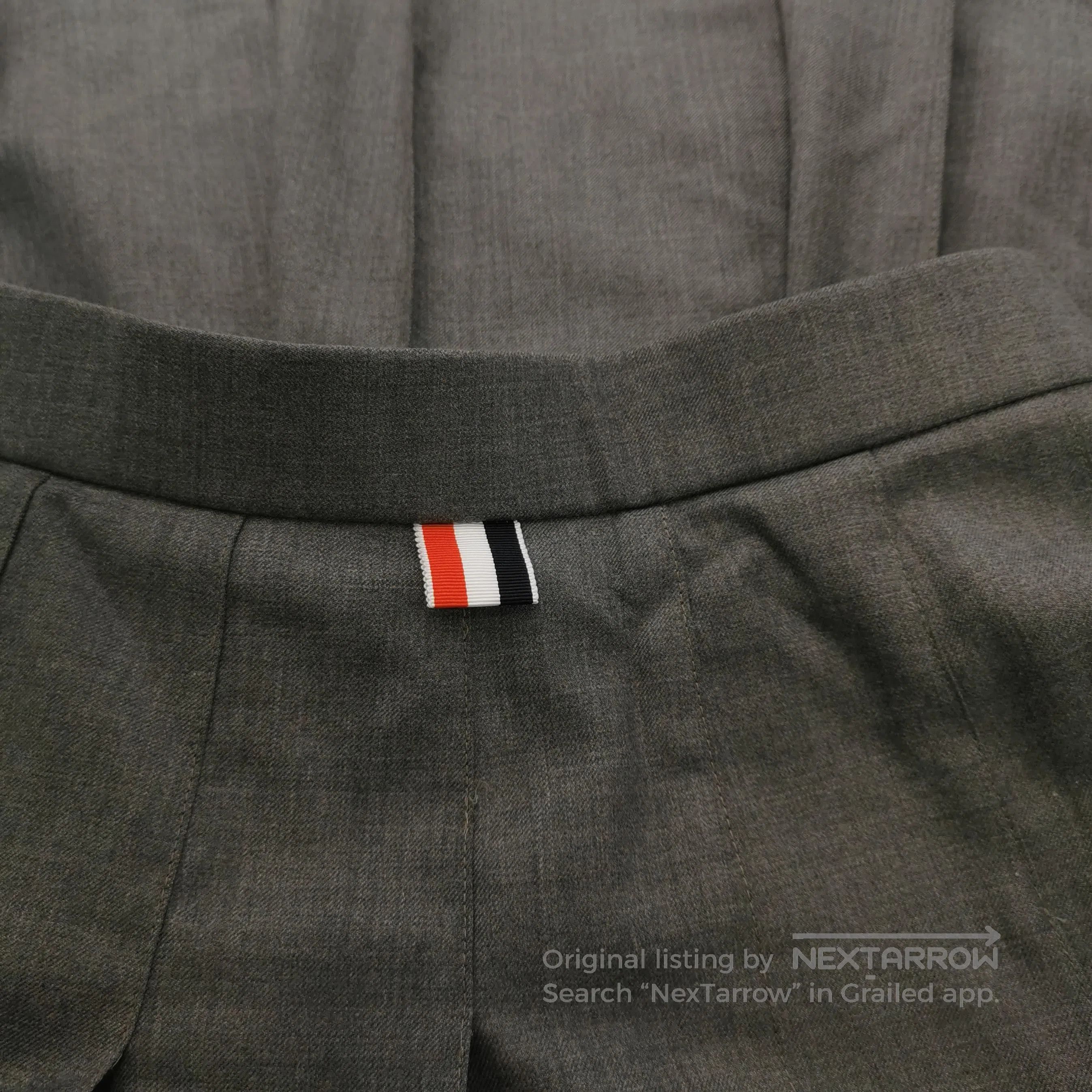 Thom Browne Thom Browne Wool Pleated Midi Skirt L. Size 41" - 1 Thumbnail