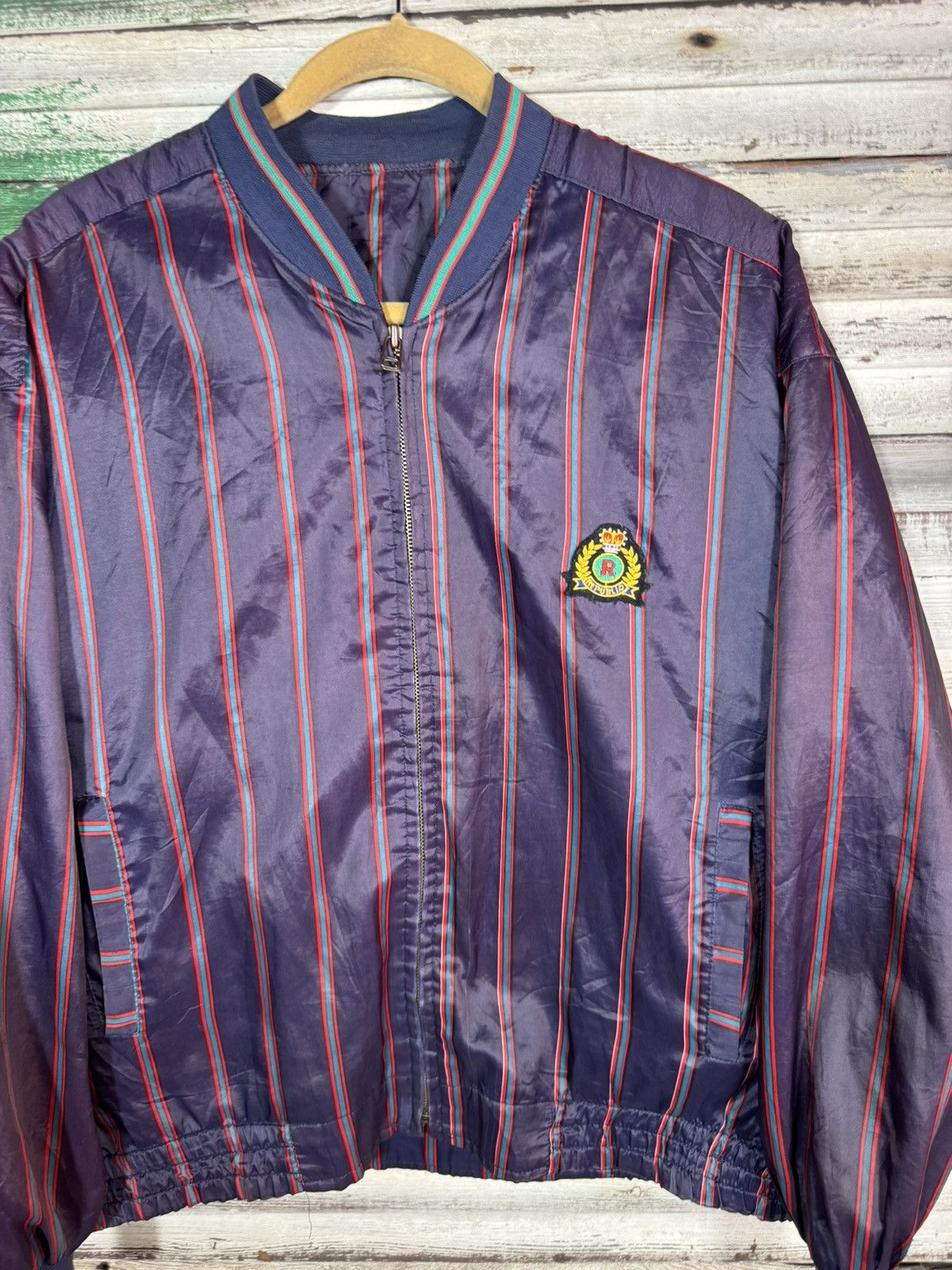 Vintage Striped Vintage Lightweight Jacket Size US L / EU 52-54 / 3 - 3 Thumbnail