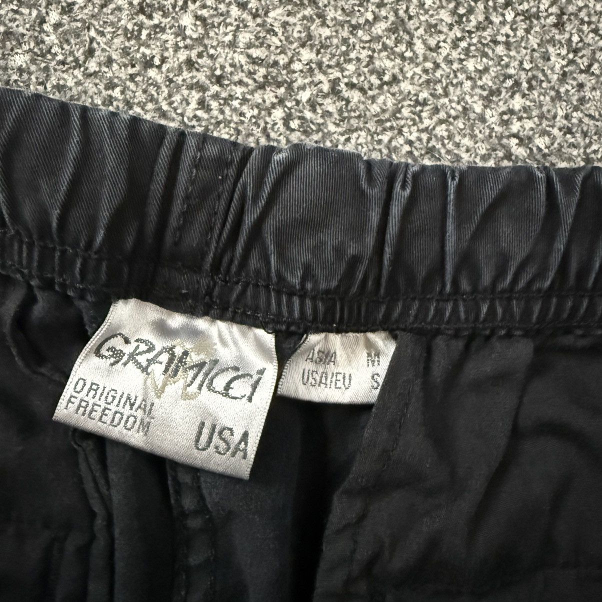 Gramicci Vintage Grammici Black Faded Distressed Pants Size US 31 - 8 Thumbnail