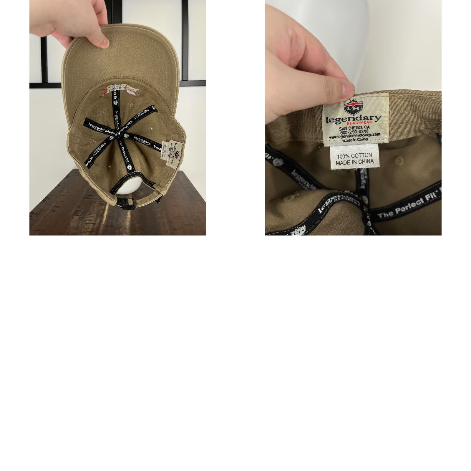 Vintage Wendy's 3-Tour Challenge Golf Tournament Hat Cap Strap Back OS Beige Cotton Size ONE SIZE - 9 Thumbnail