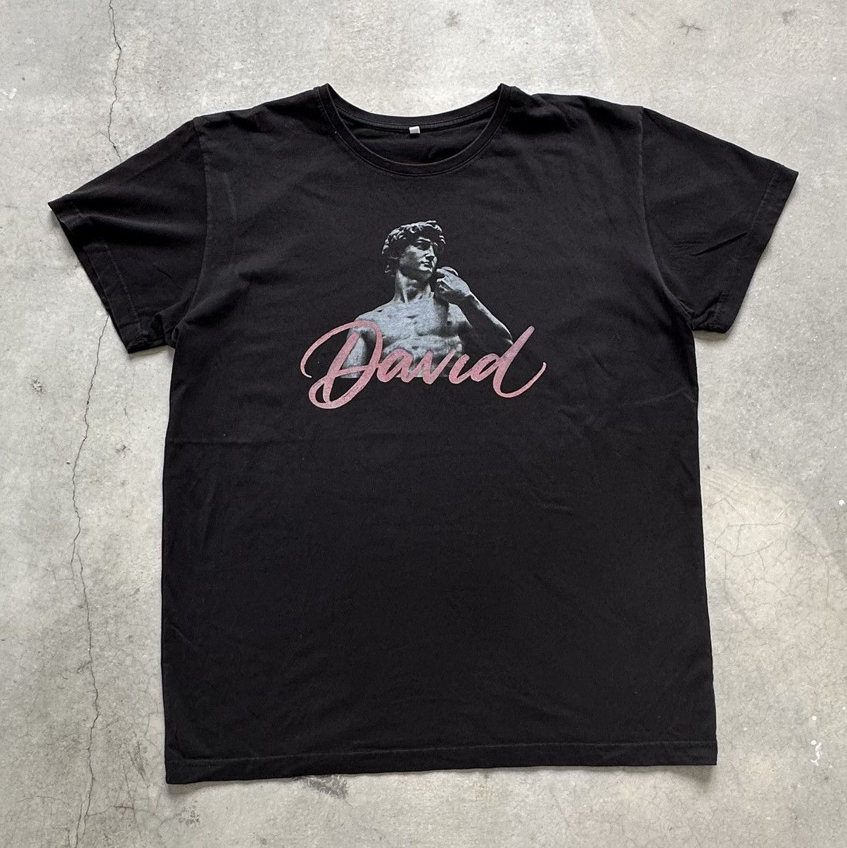 Vintage VINTAGE DAVID STATUE BY MICHELANGELO BOUNAROTTI TEE Size US L / EU 52-54 / 3 - 1 Thumbnail