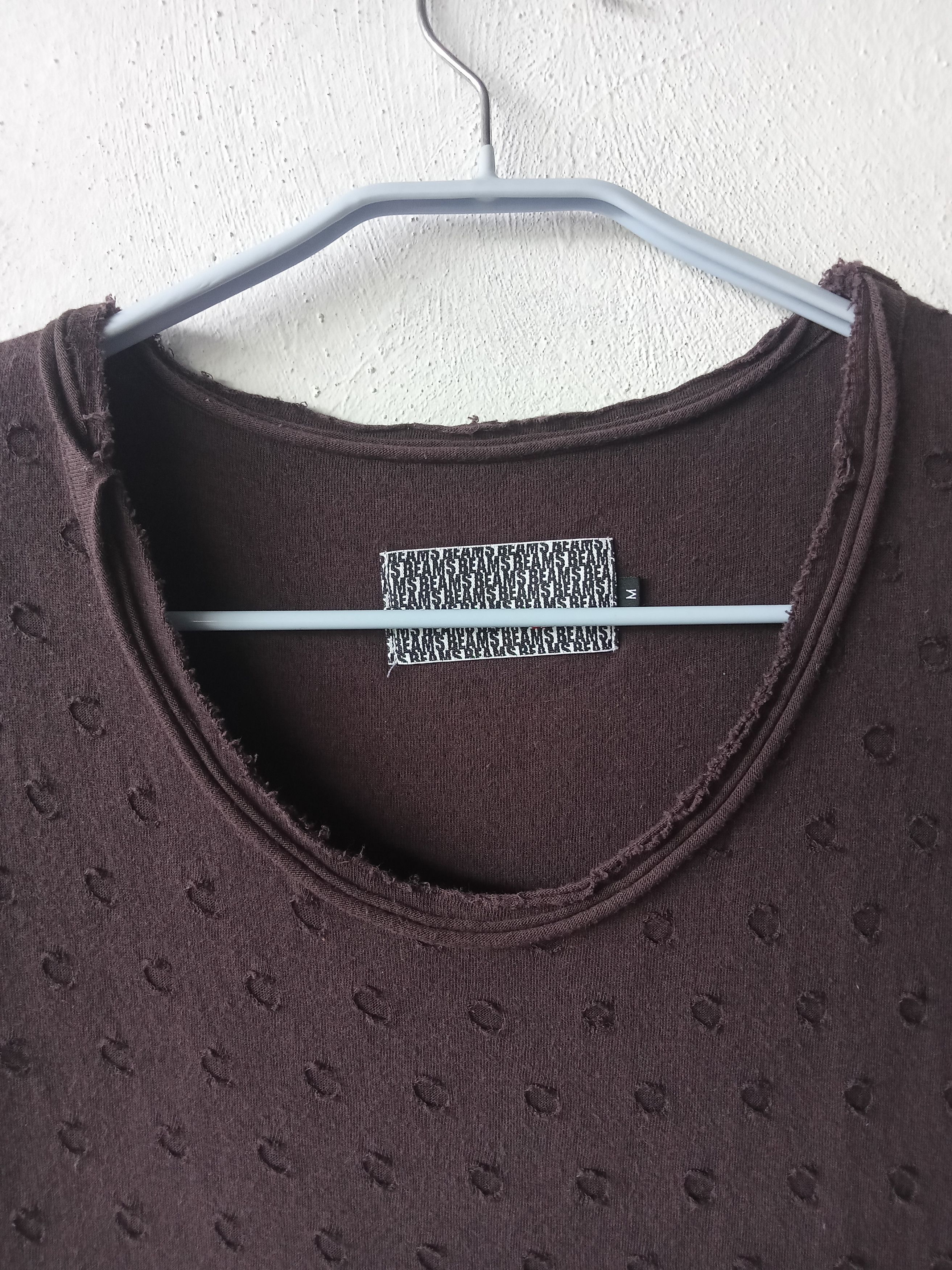 Seditionaries Beams Double Layered Distressed Faded Ripped Cut Out T shirt Size US M / EU 48-50 / 2 - 2 Thumbnail