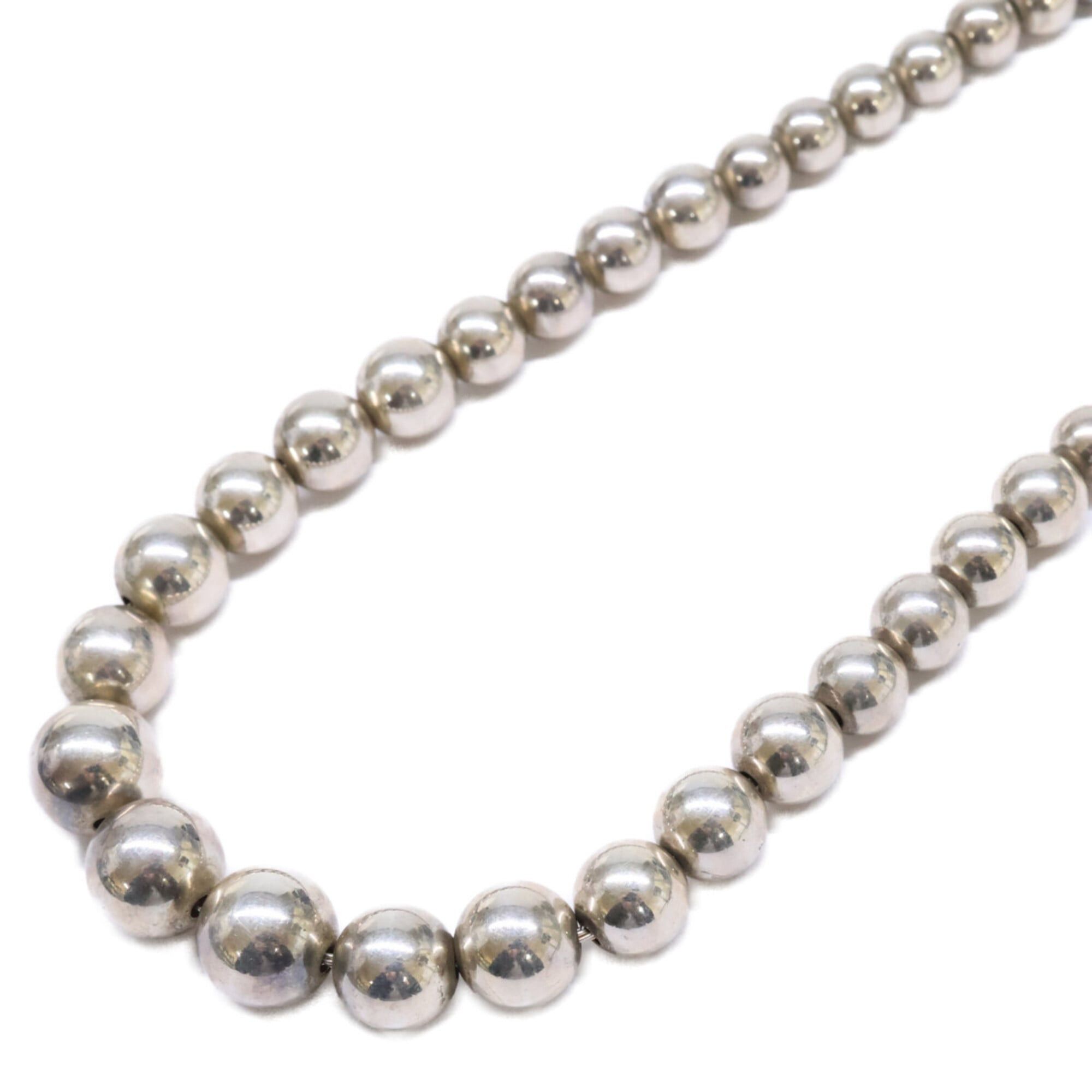 Tiffany & Co. TIFFANY&Co. Tiffany 925 Hardware Graduated Ball Necklace, Silver, Women's Size ONE SIZE - 1 Thumbnail