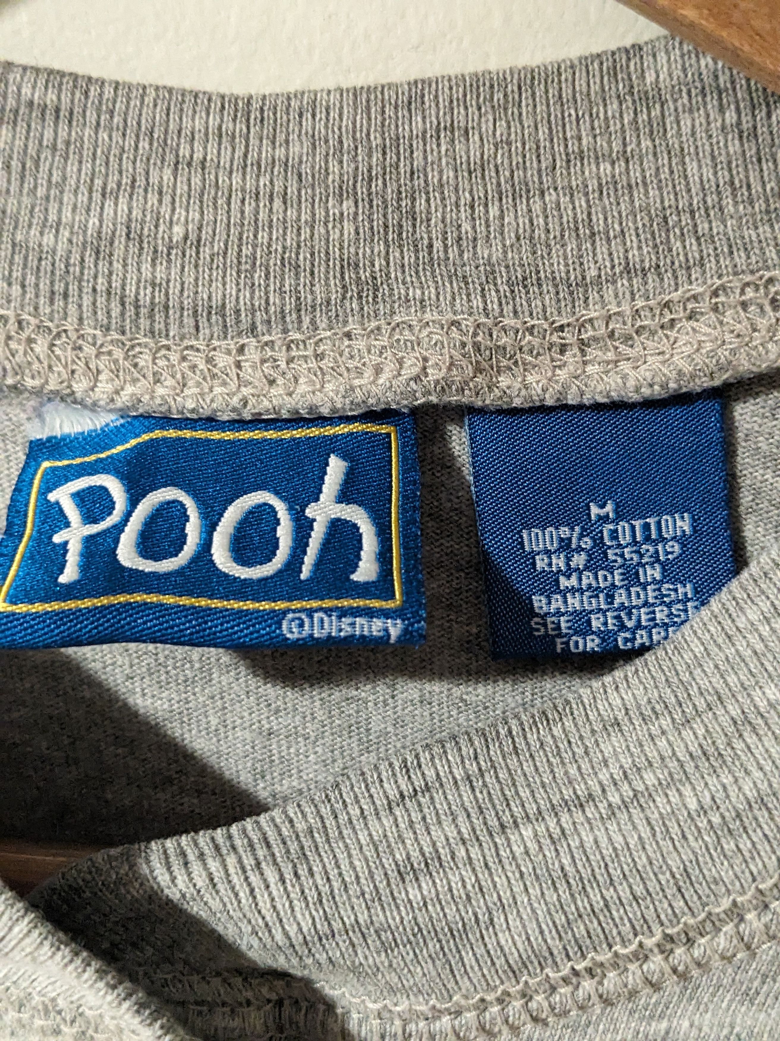 Disney × Vintage Vintage 90s Winnie the Pooh Henley Long-Sleeve T-Shirt Size US M / EU 48-50 / 2 - 3 Thumbnail
