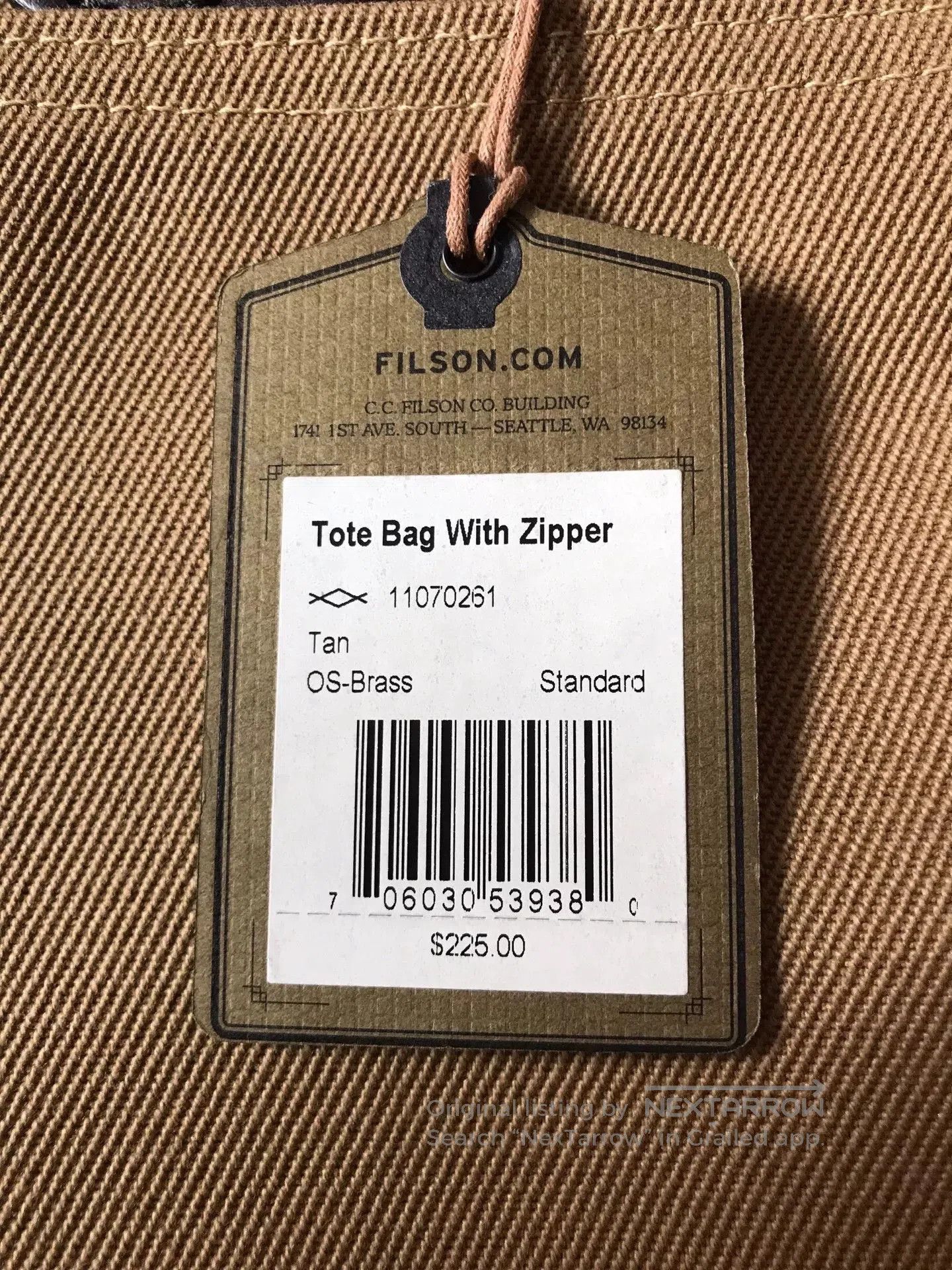 Filson Filson 70261 Heavy Canvas Tote Bag. Size ONE SIZE - 8 Thumbnail