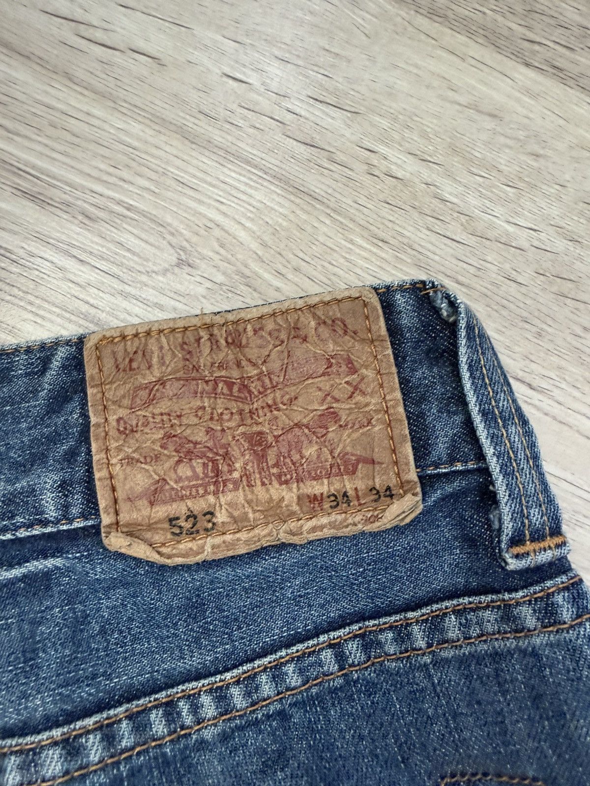 Levi's Levi’s 523 Distressed Jeans Y2K Grunge w Strap Altered Size US 34 / EU 50 - 22 Thumbnail