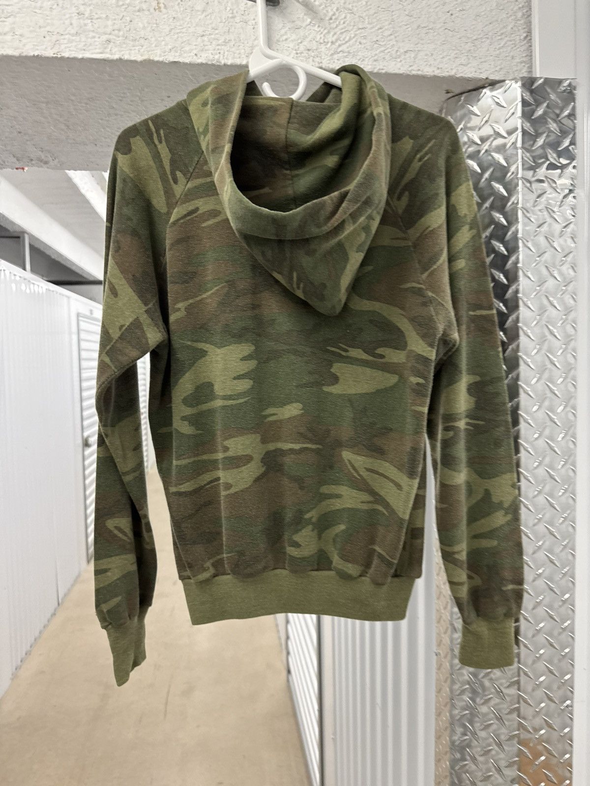 Vintage Vintage 70s Camo Hoodie Erd Grunge Size US M / EU 48-50 / 2 - 5 Thumbnail
