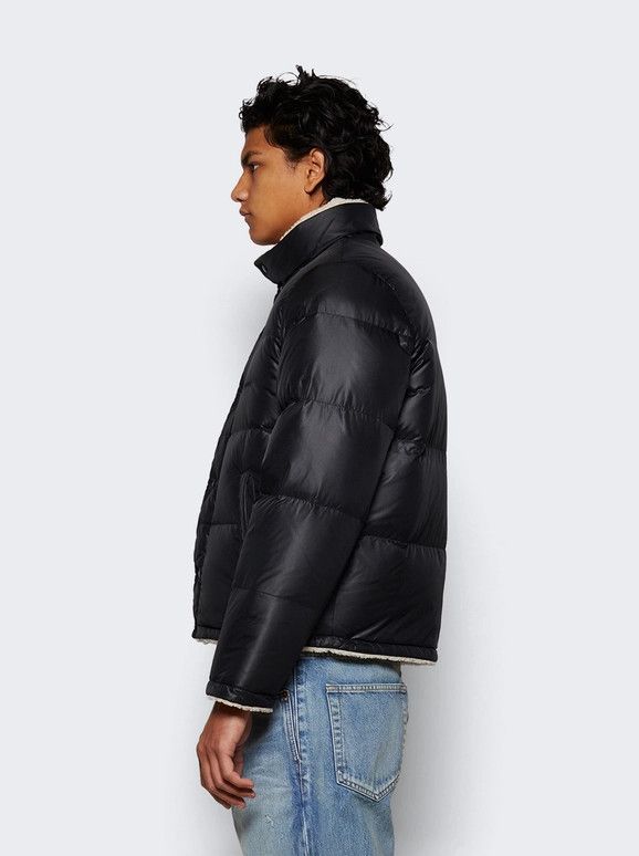 Saint Laurent Paris oc11z0126 745644 Down Puffer Jacket in Nylon in Black Size US L / EU 52-54 / 3 - 4 Thumbnail